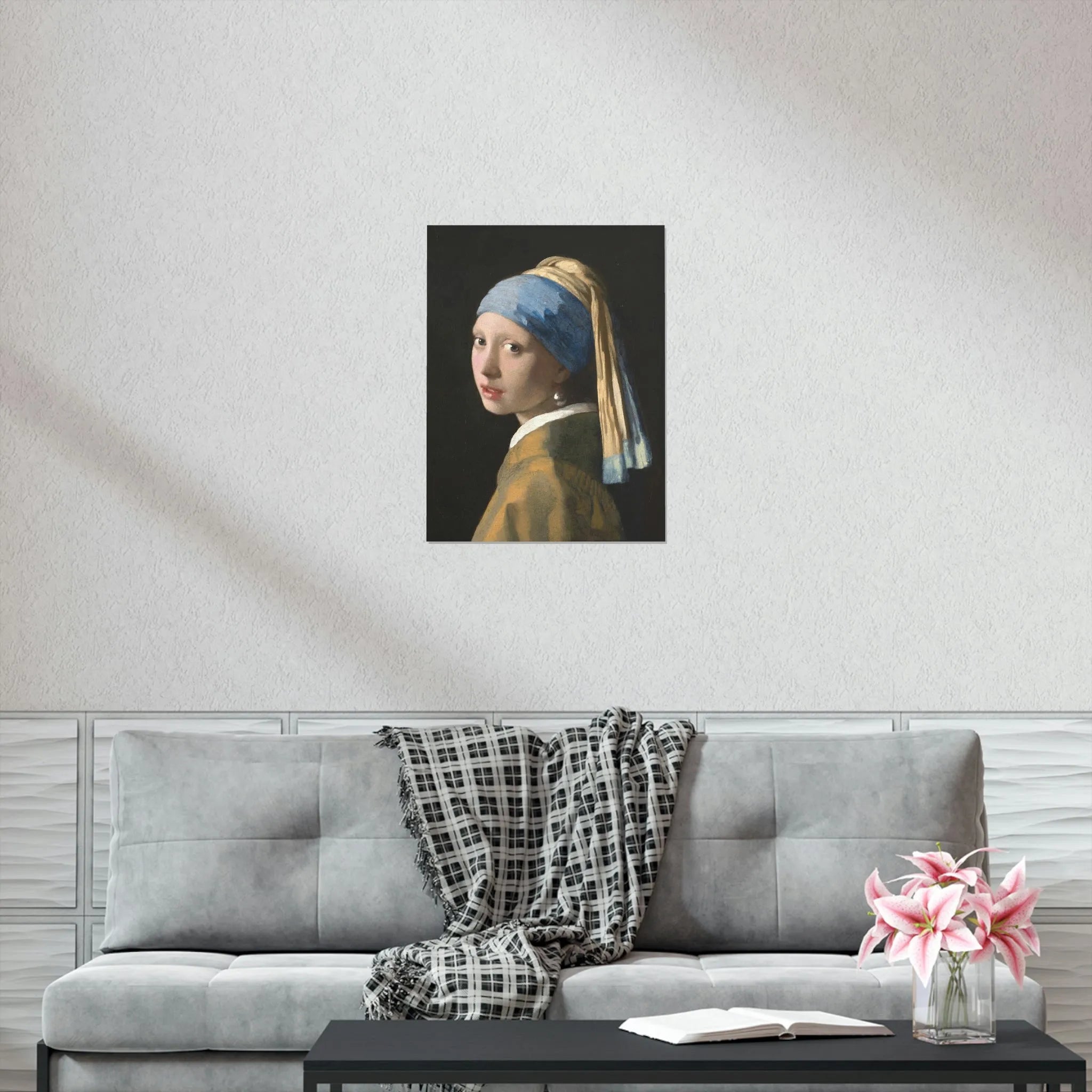 Girl with a Pearl Earring Johannes Vermeer Premium Posters