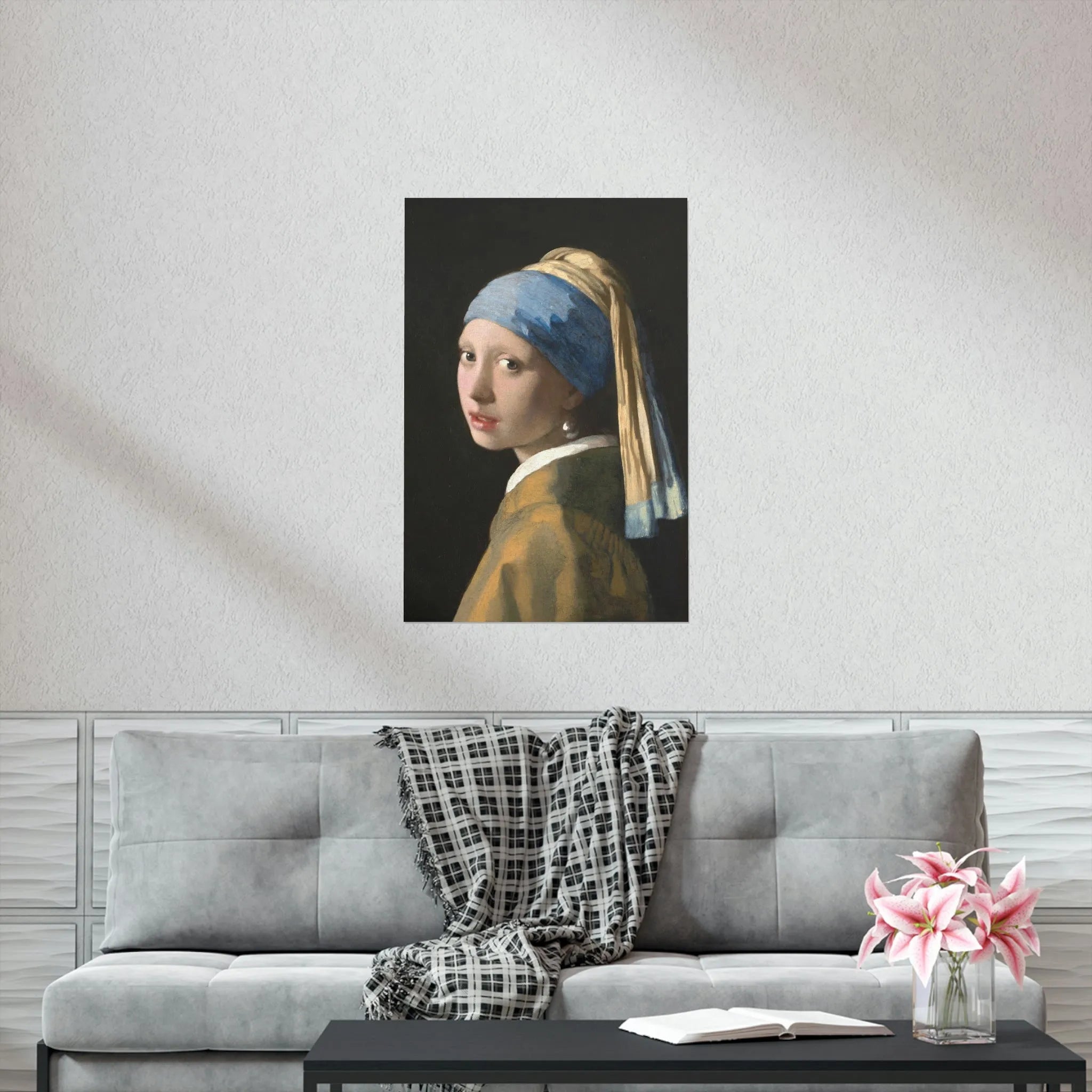 Girl with a Pearl Earring Johannes Vermeer Premium Posters