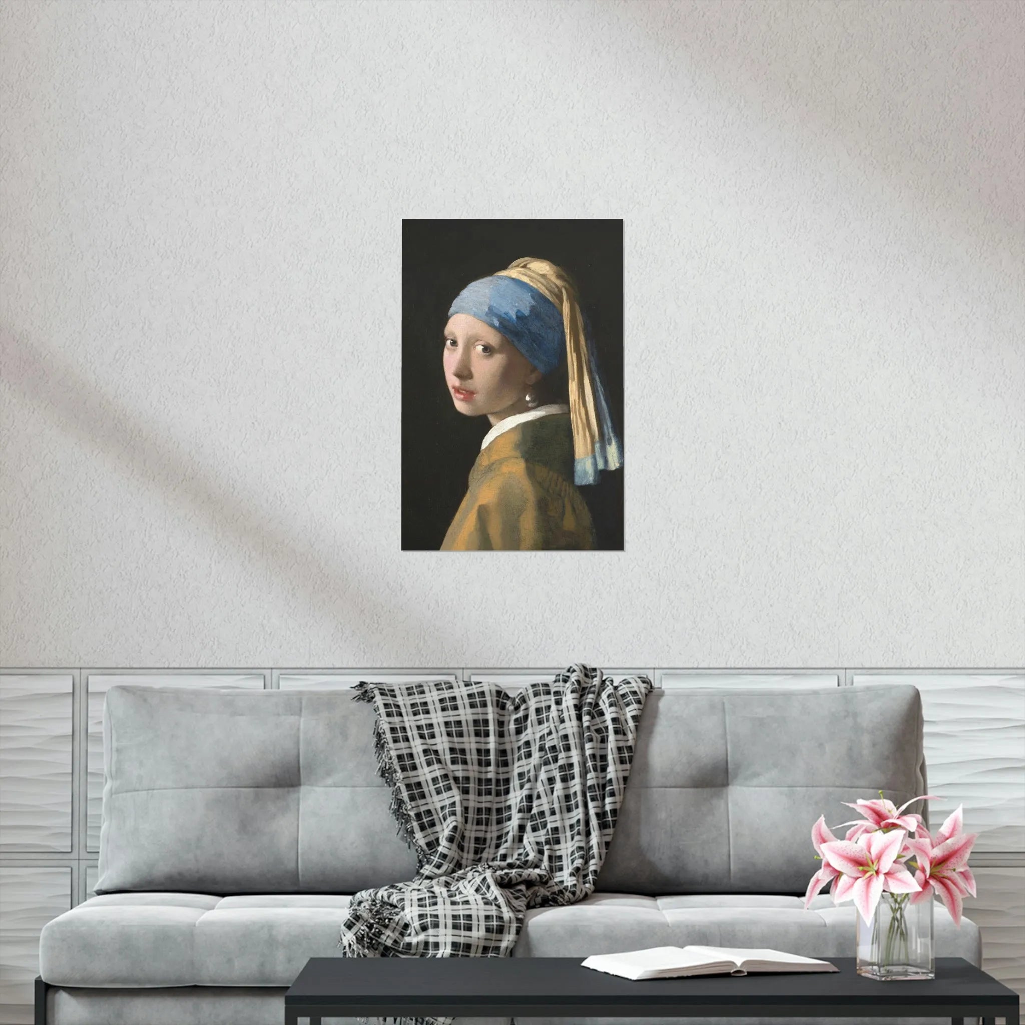 Girl with a Pearl Earring Johannes Vermeer Premium Posters