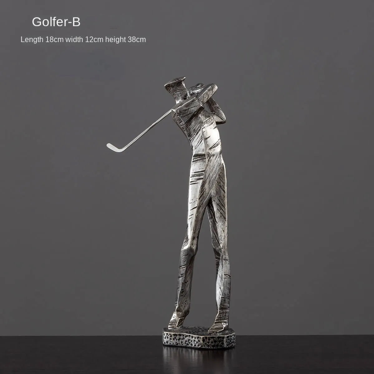 Geometrical Golfer Statue