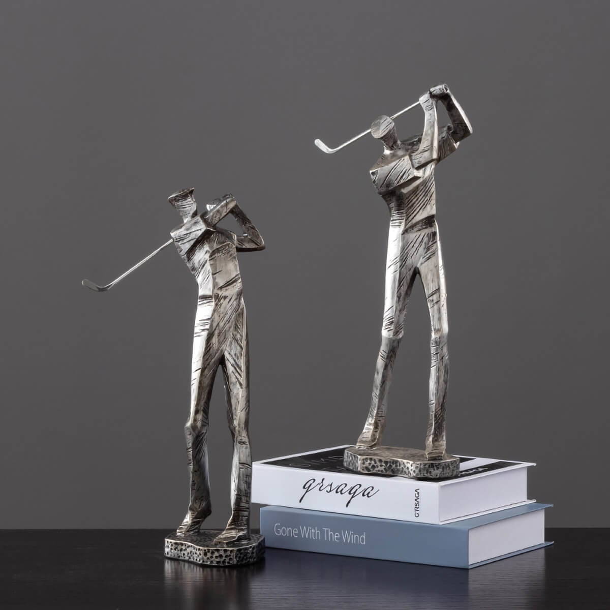 Unique Golfing Sculpture