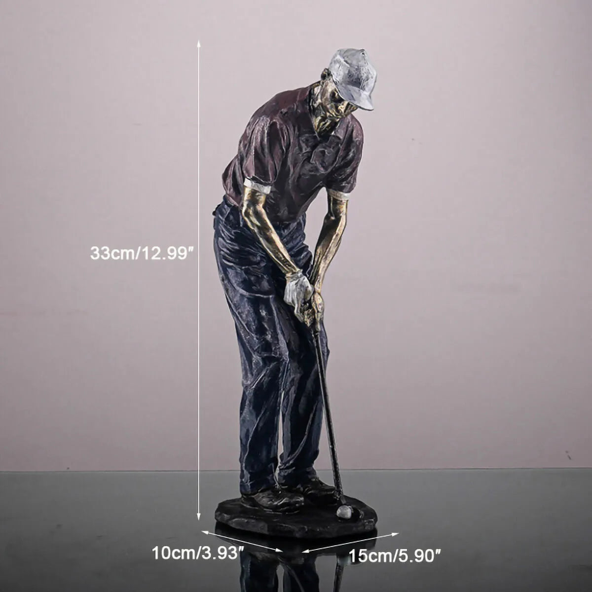 Retro Golf Sculpture 