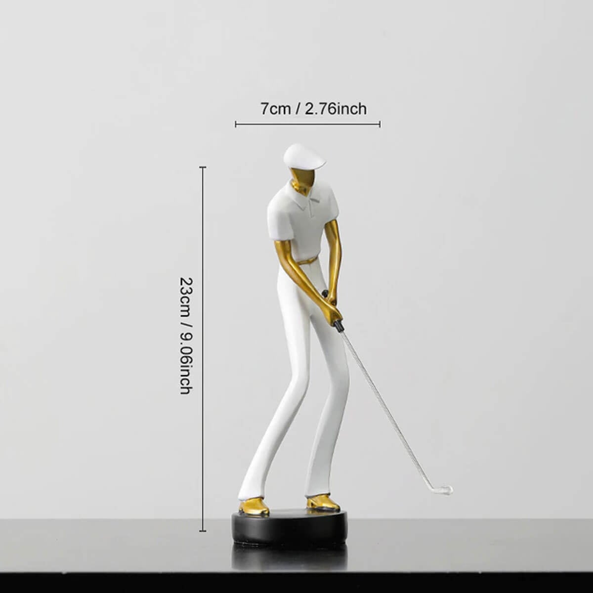 Golfing Figurine - Golf Ornament Size C