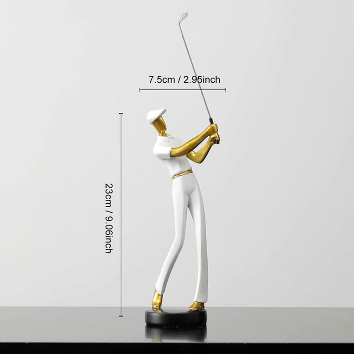 Golfing Figurine - Golf Ornament Size A