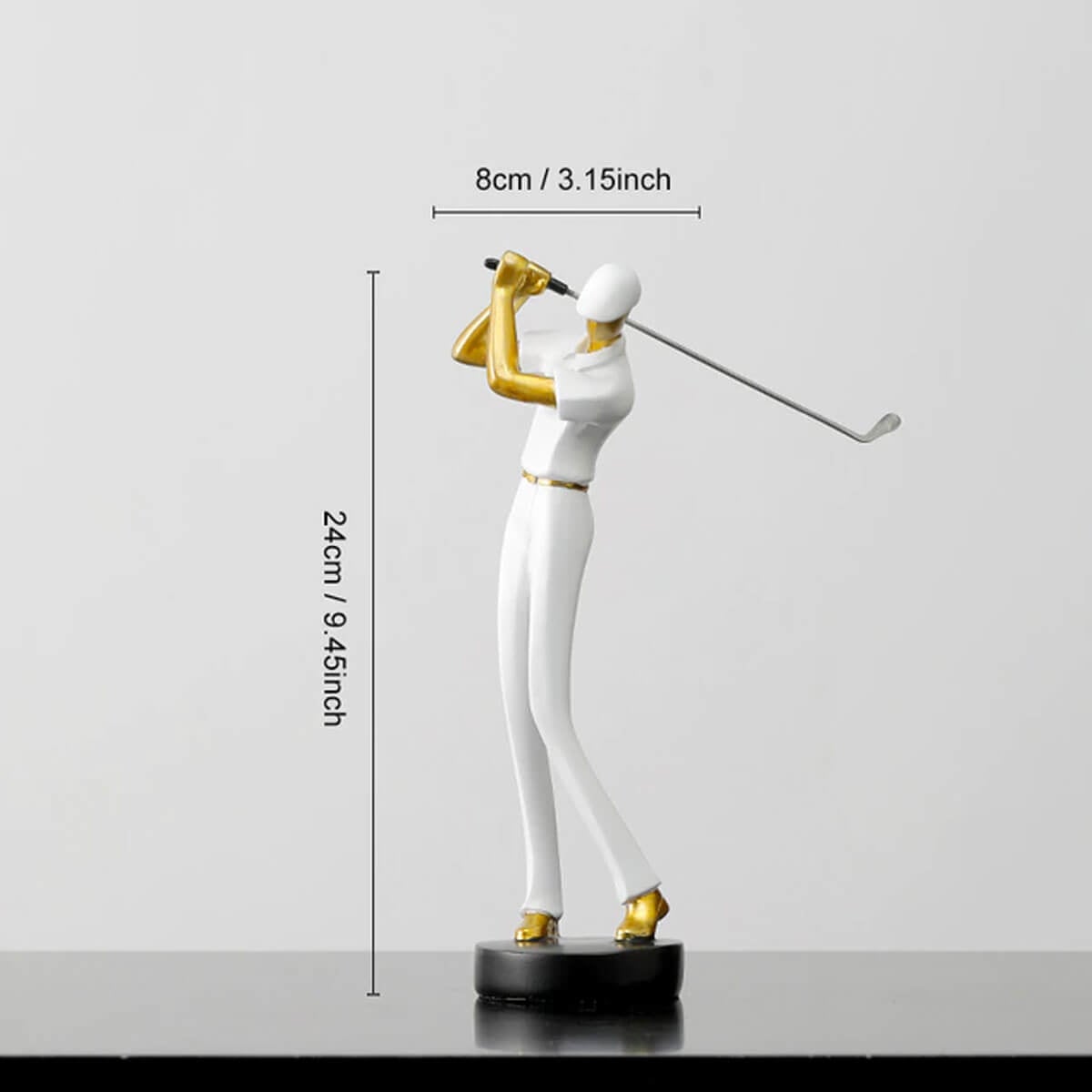 Golfing Figurine - Golf Ornament Size B