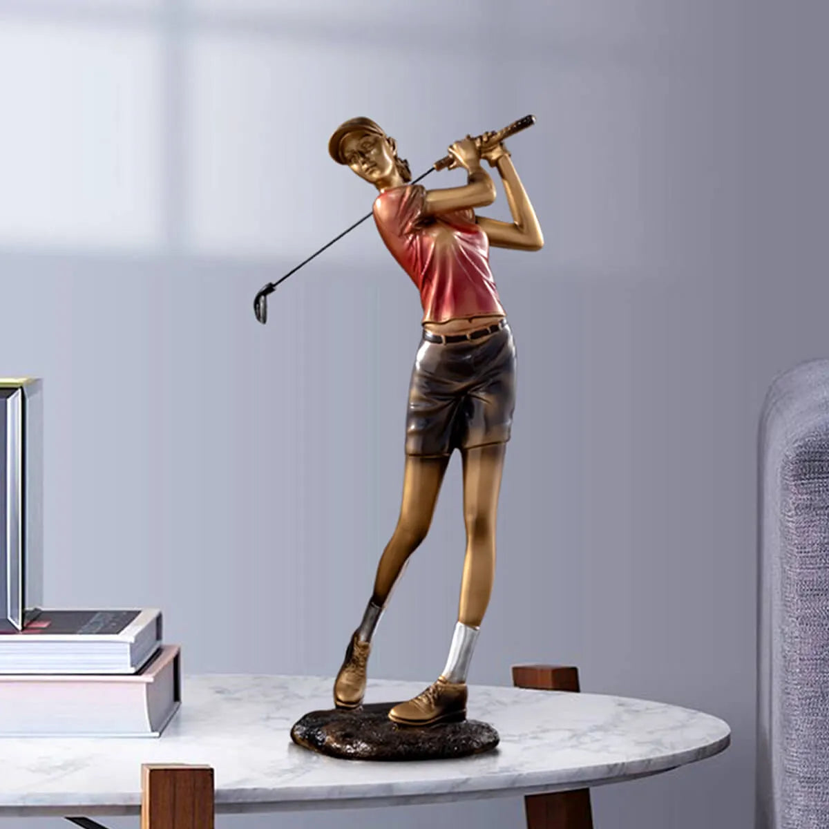 Vintage Golf Decor Sculpture