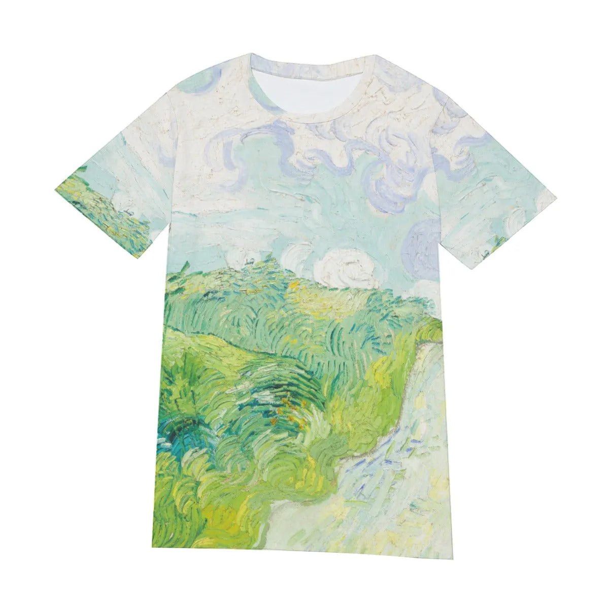 Green Wheat Fields Auvers Vincent van Gogh T-Shirt