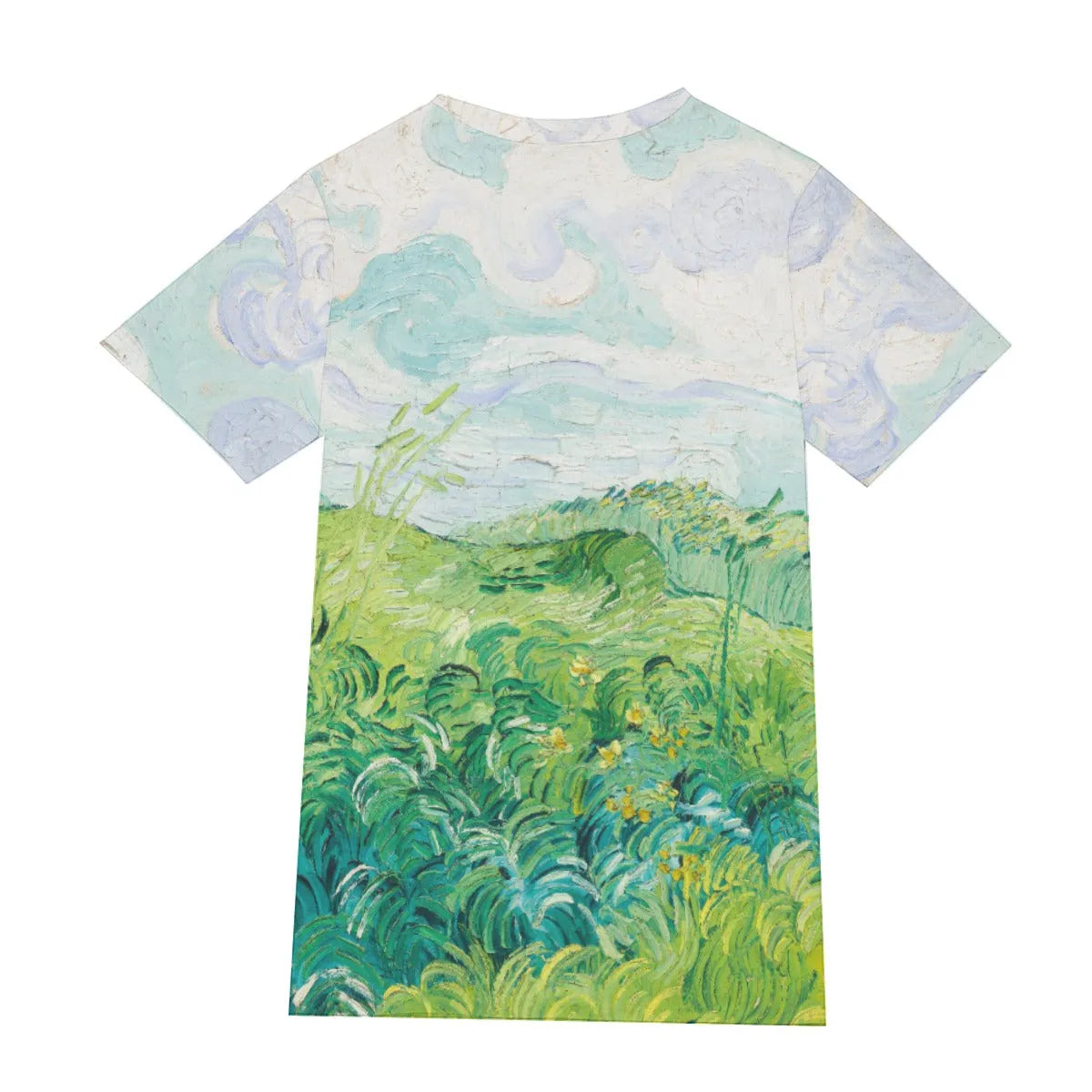 Green Wheat Fields Auvers Vincent van Gogh T-Shirt