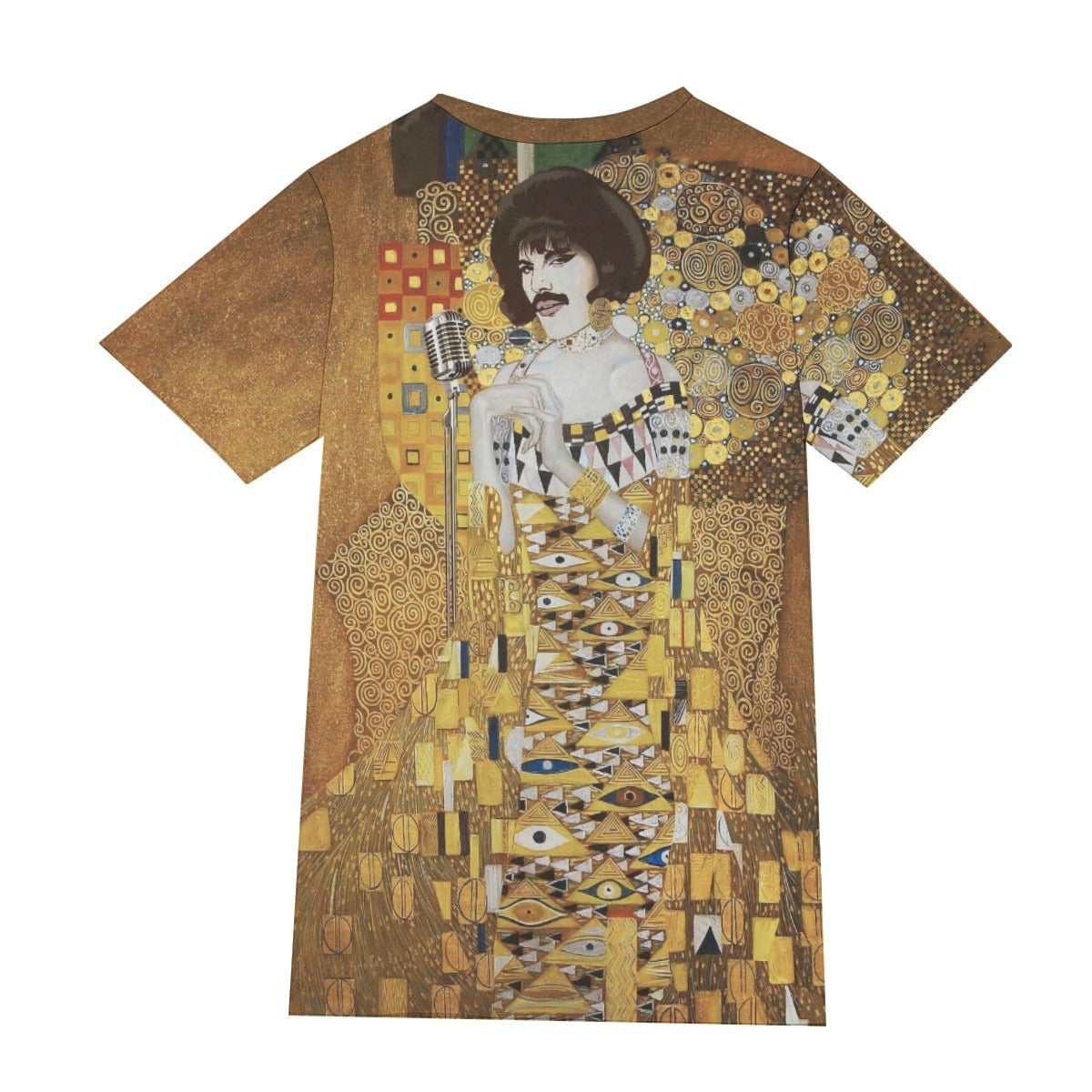 Gustav Klimt Golden Freddie Mercury T-Shirt