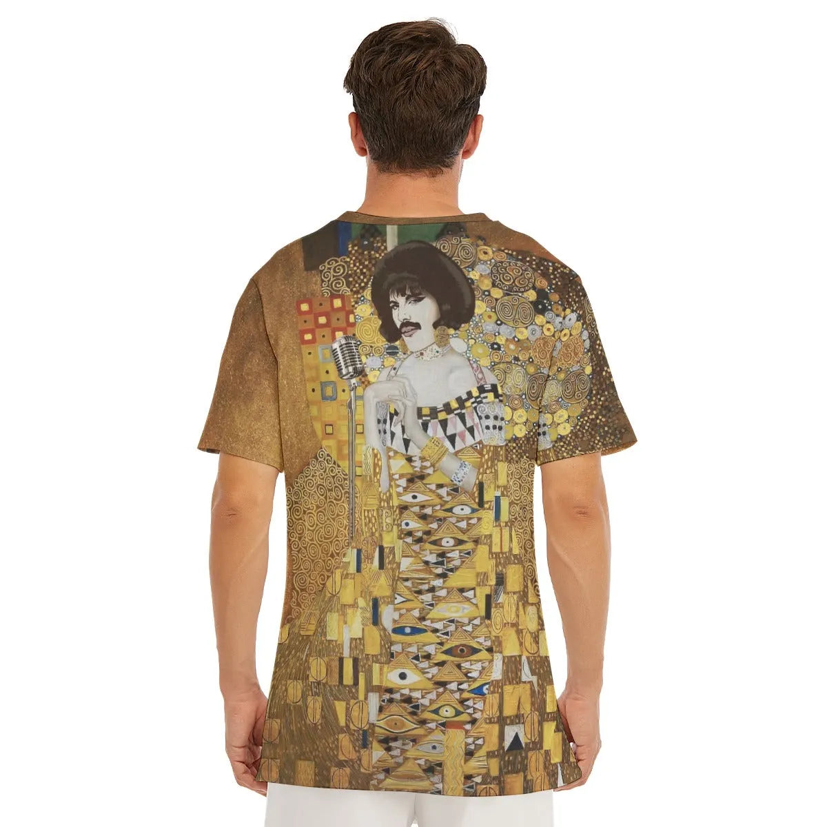 Gustav Klimt Golden Freddie Mercury T-Shirt