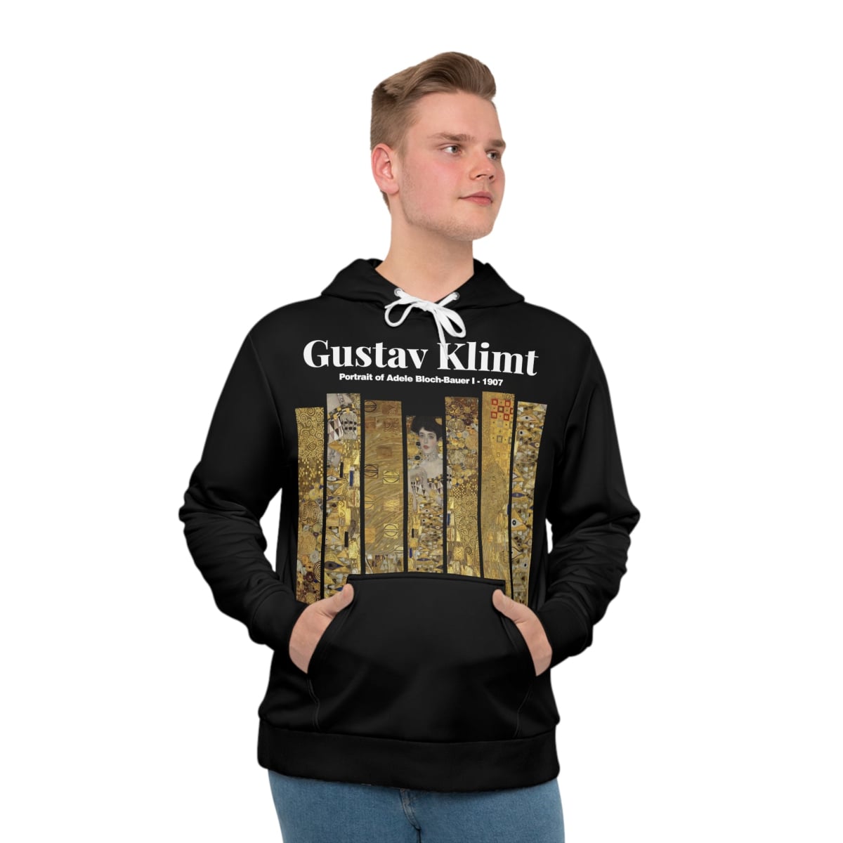 Gustav Klimt Portrait of Adele Bloch-Bauer I Hoodie