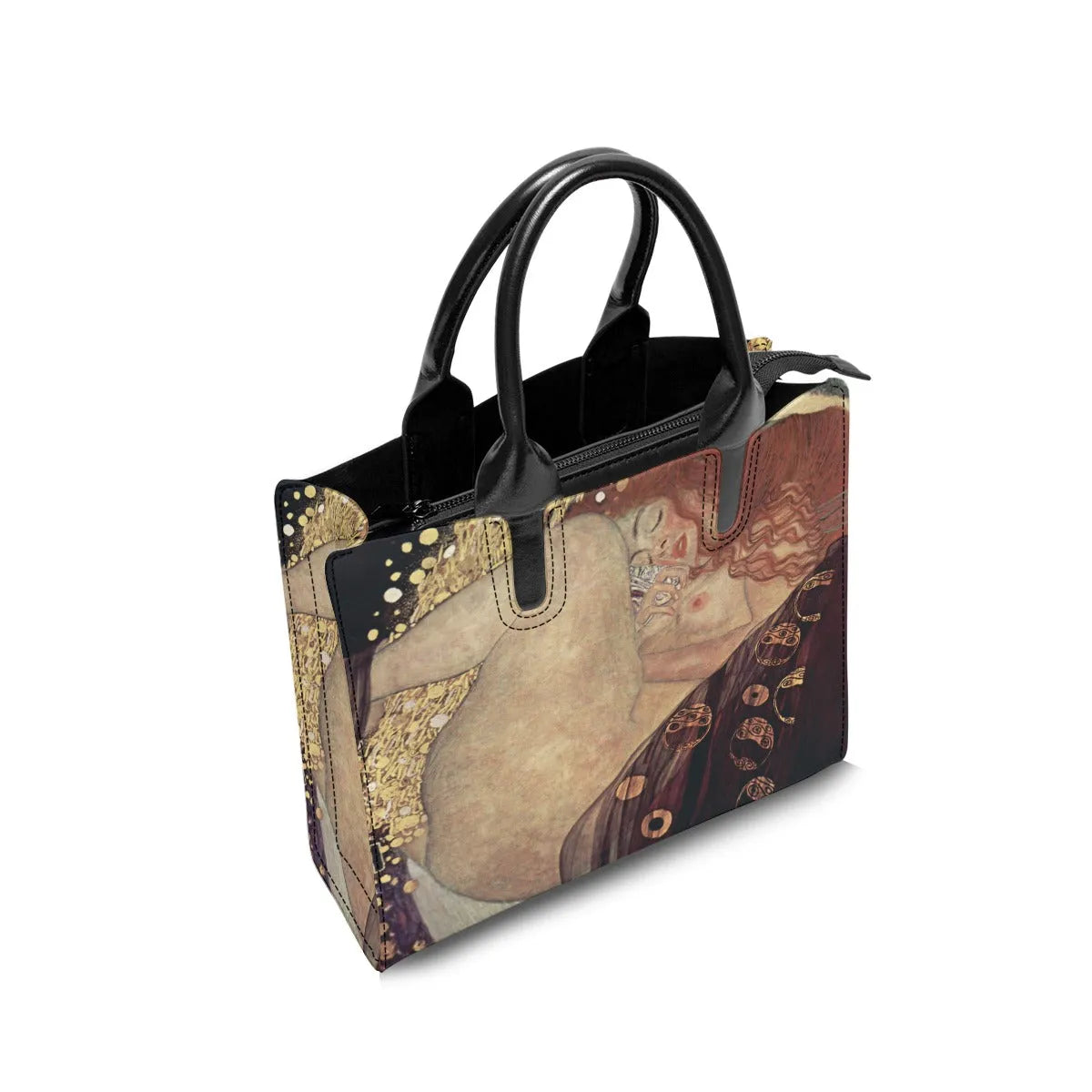 Gustav Klimt’s Danae Painting Art Leather Handbag