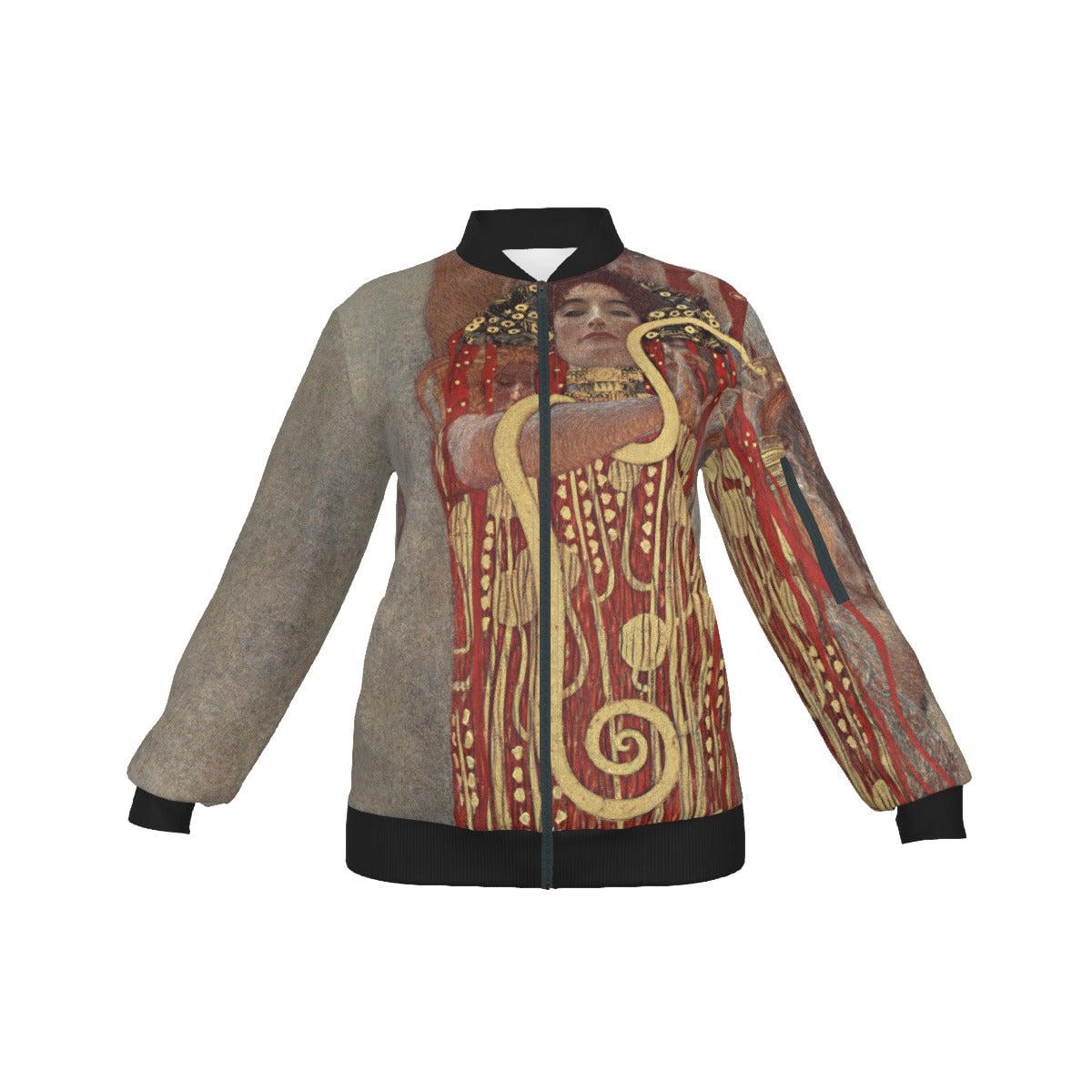 Gustav Klimt’s Hygieia Art Women’s Bomber Jacket