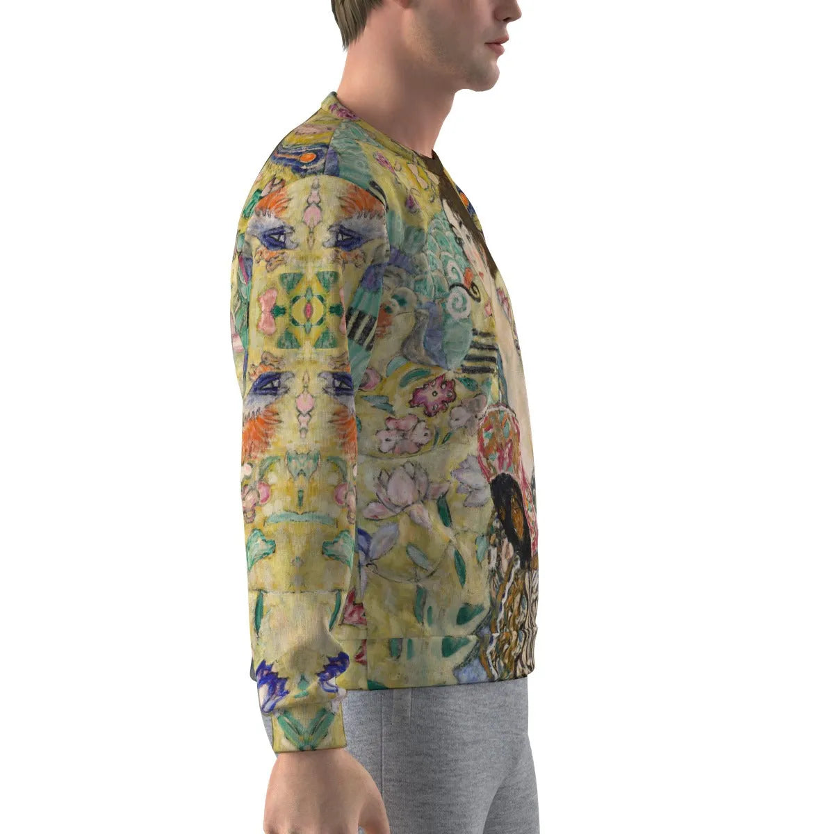 Gustav Klimt’s Lady with Fan Painting Art Sweatshirt