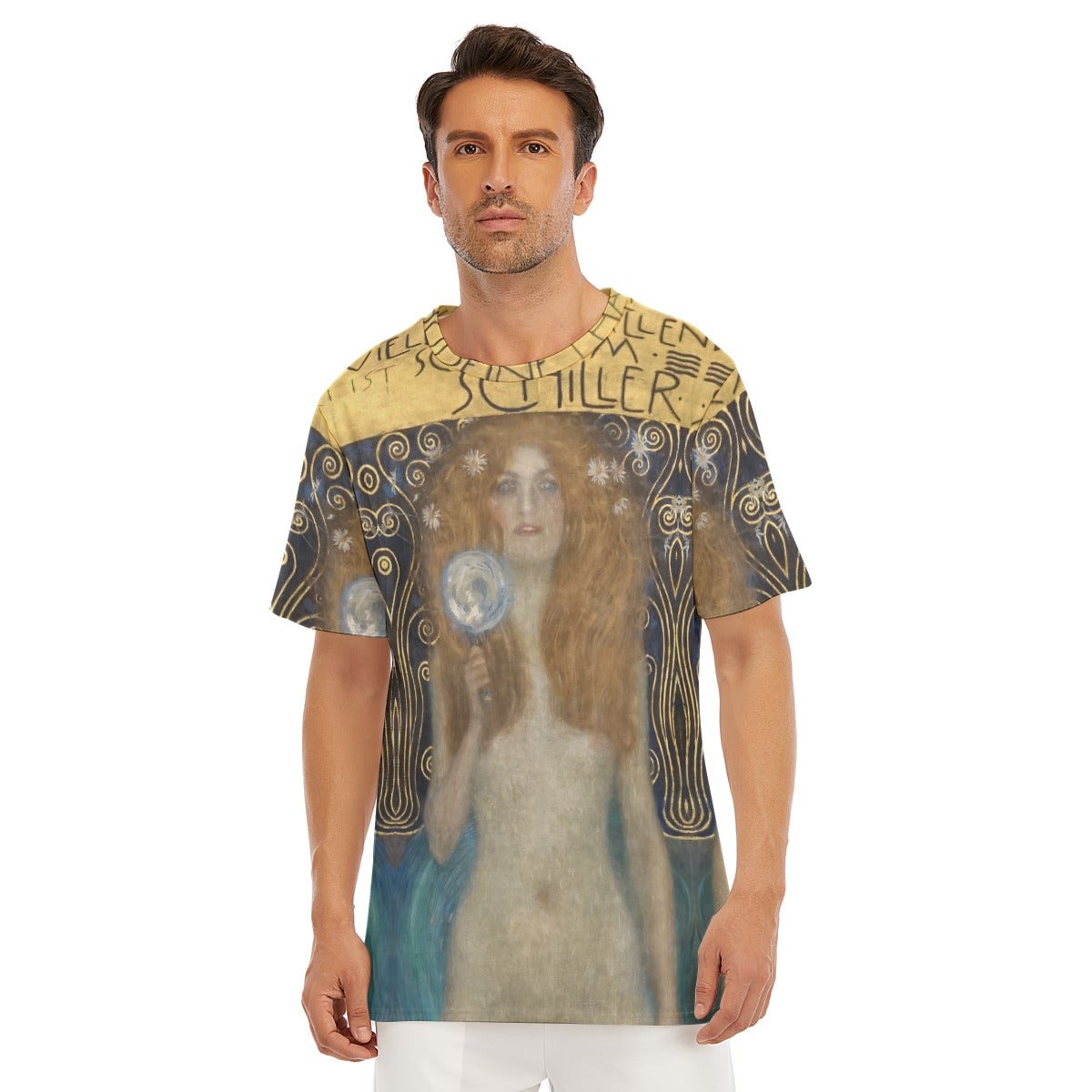 Gustav Klimt’s Nuda Veritas Painting T-Shirt