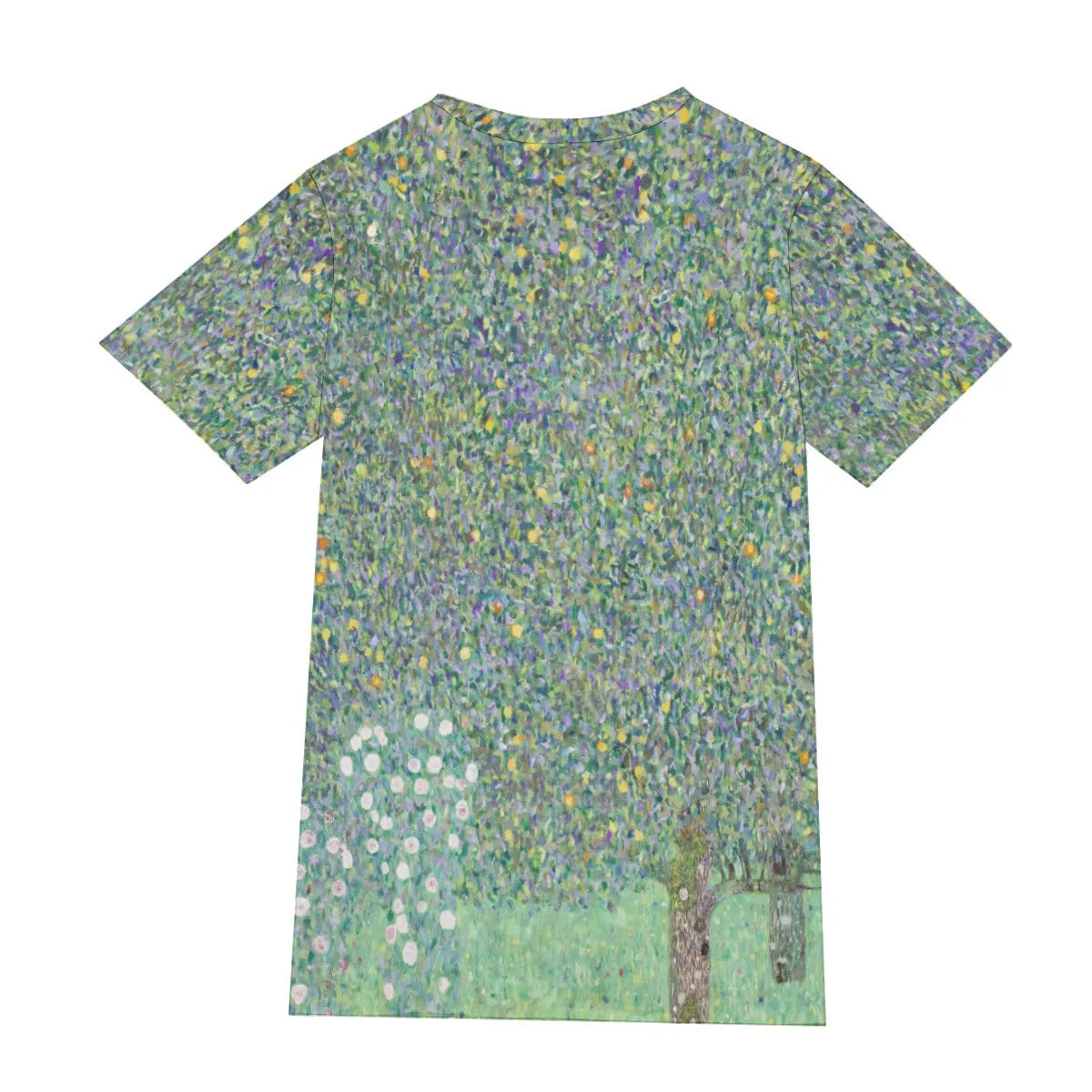 Gustav Klimt’s Rosebushes Under the Trees T-Shirt