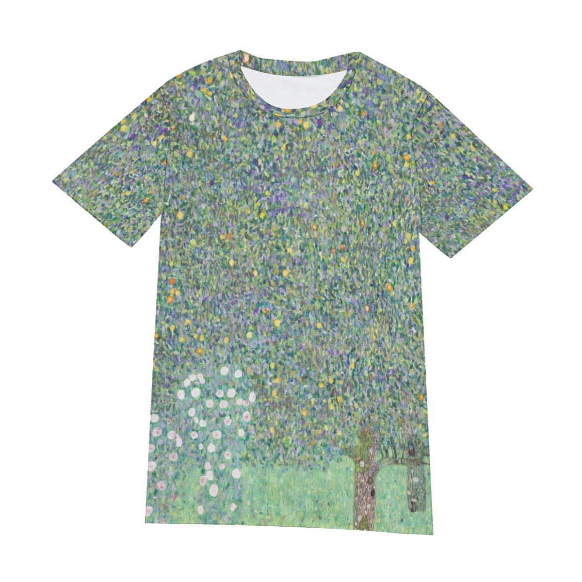 Gustav Klimt’s Rosebushes Under the Trees T-Shirt