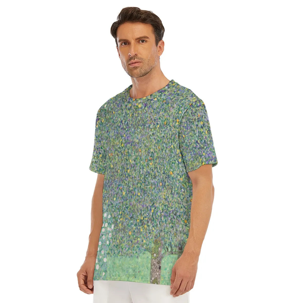 Gustav Klimt’s Rosebushes Under the Trees T-Shirt