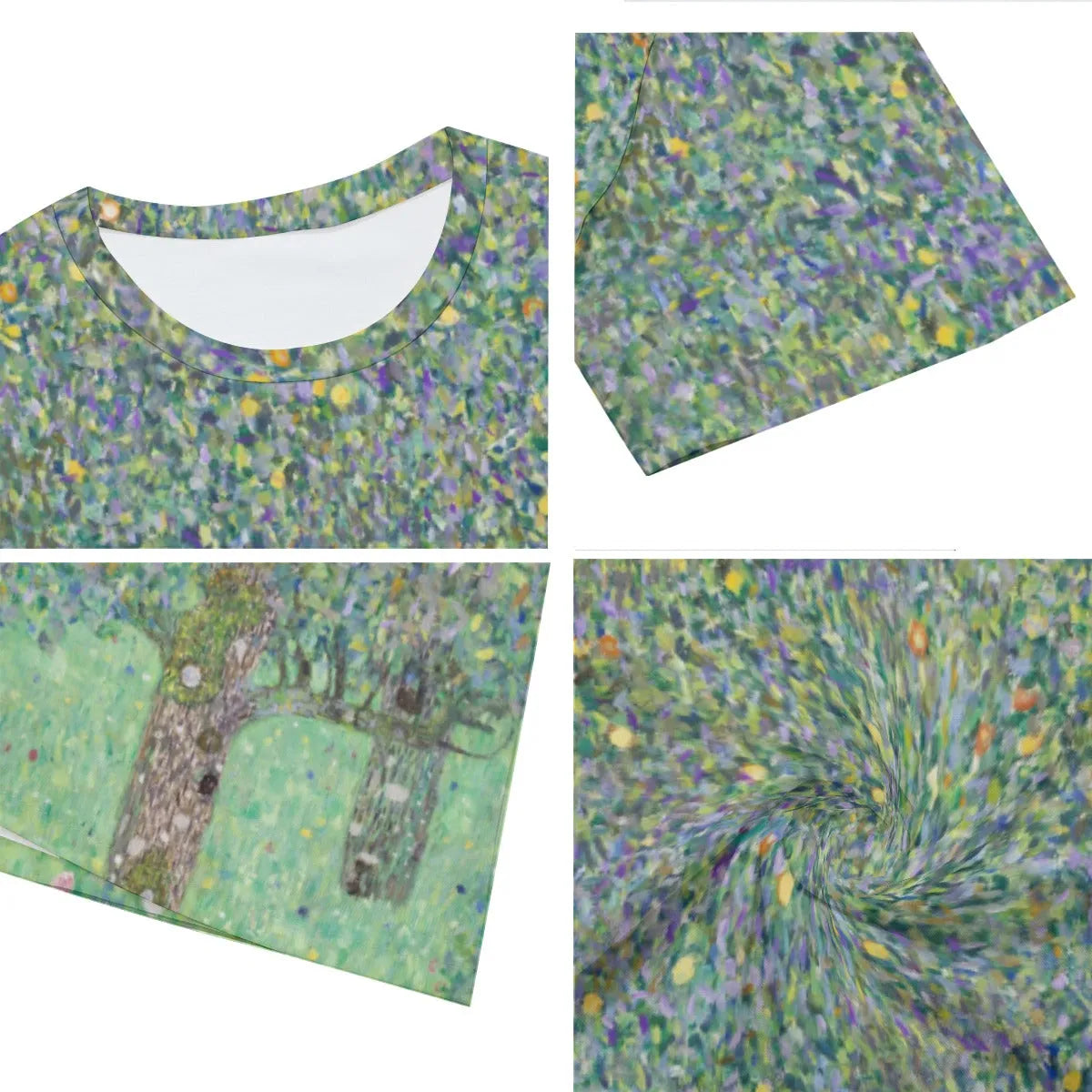 Gustav Klimt’s Rosebushes Under the Trees T-Shirt