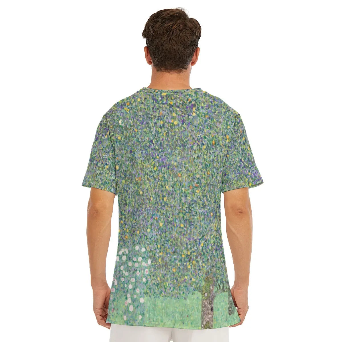 Gustav Klimt’s Rosebushes Under the Trees T-Shirt