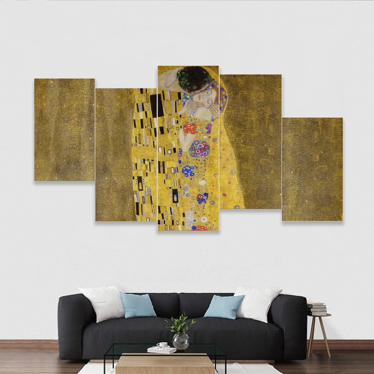 Gustav Klimt’s The Kiss Framed Murals | Masterpiece
