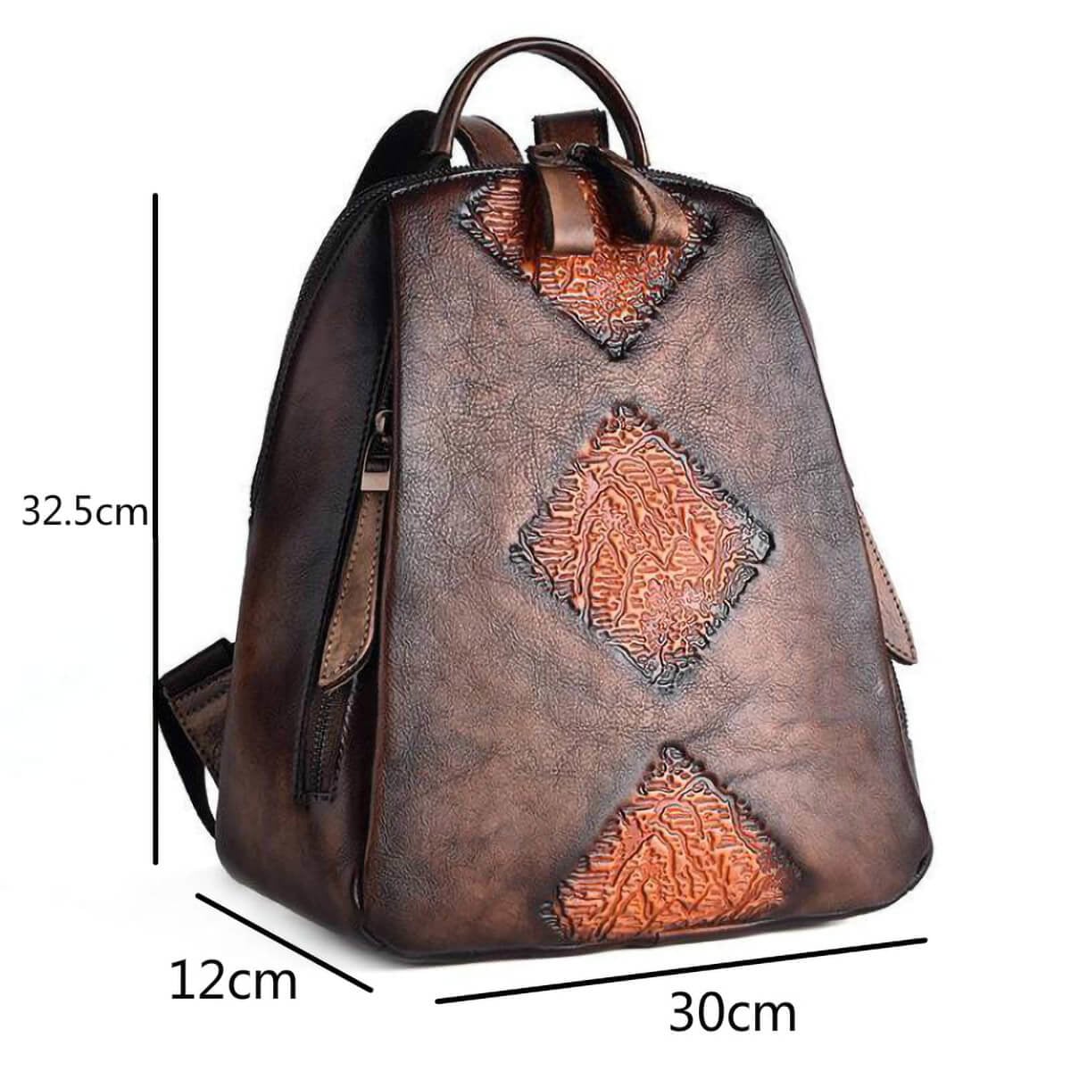 !Beautiful outlet New embossed genuine Leather fashion Backpack!