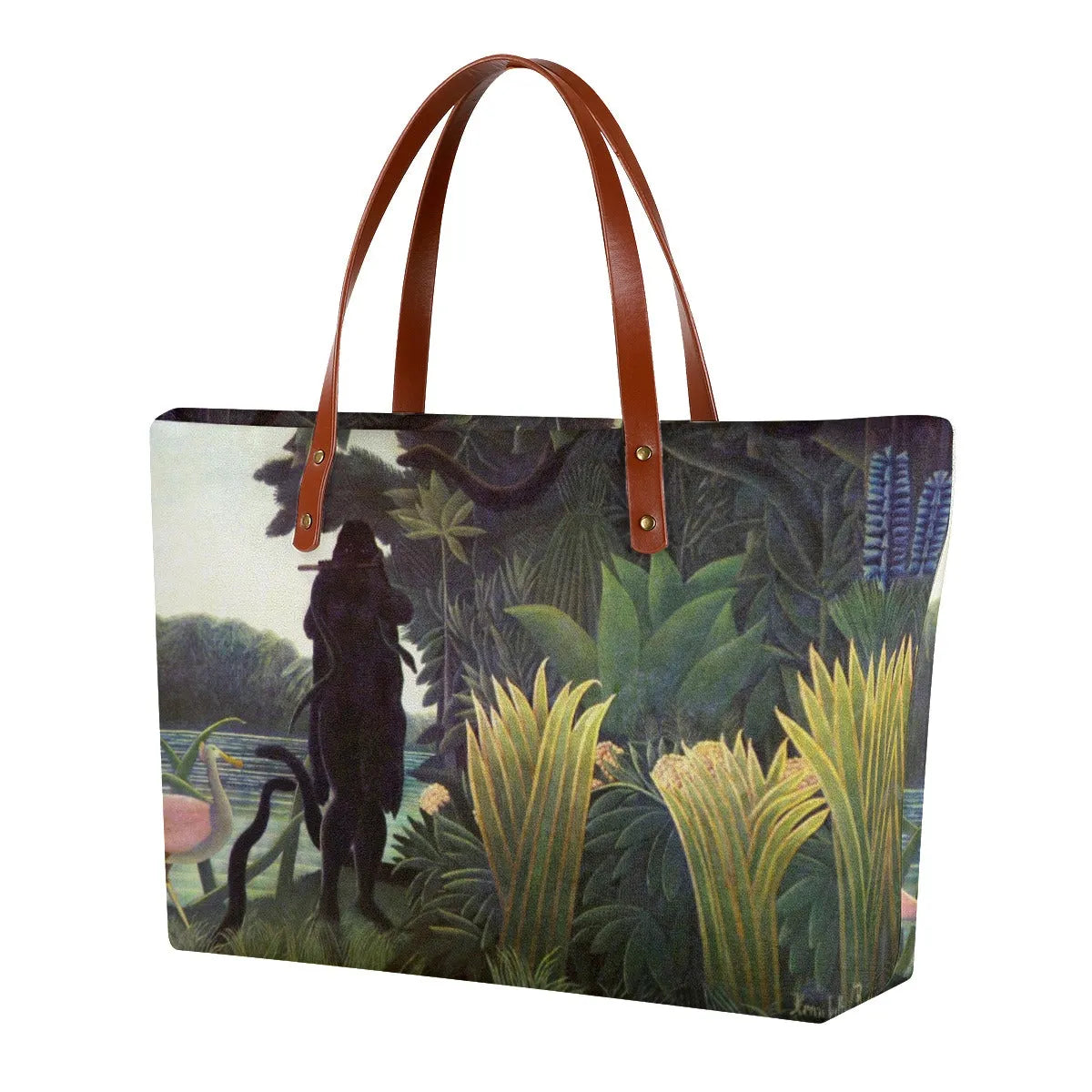 Henri Rousseau’s The Snake Charmer Tote Bag