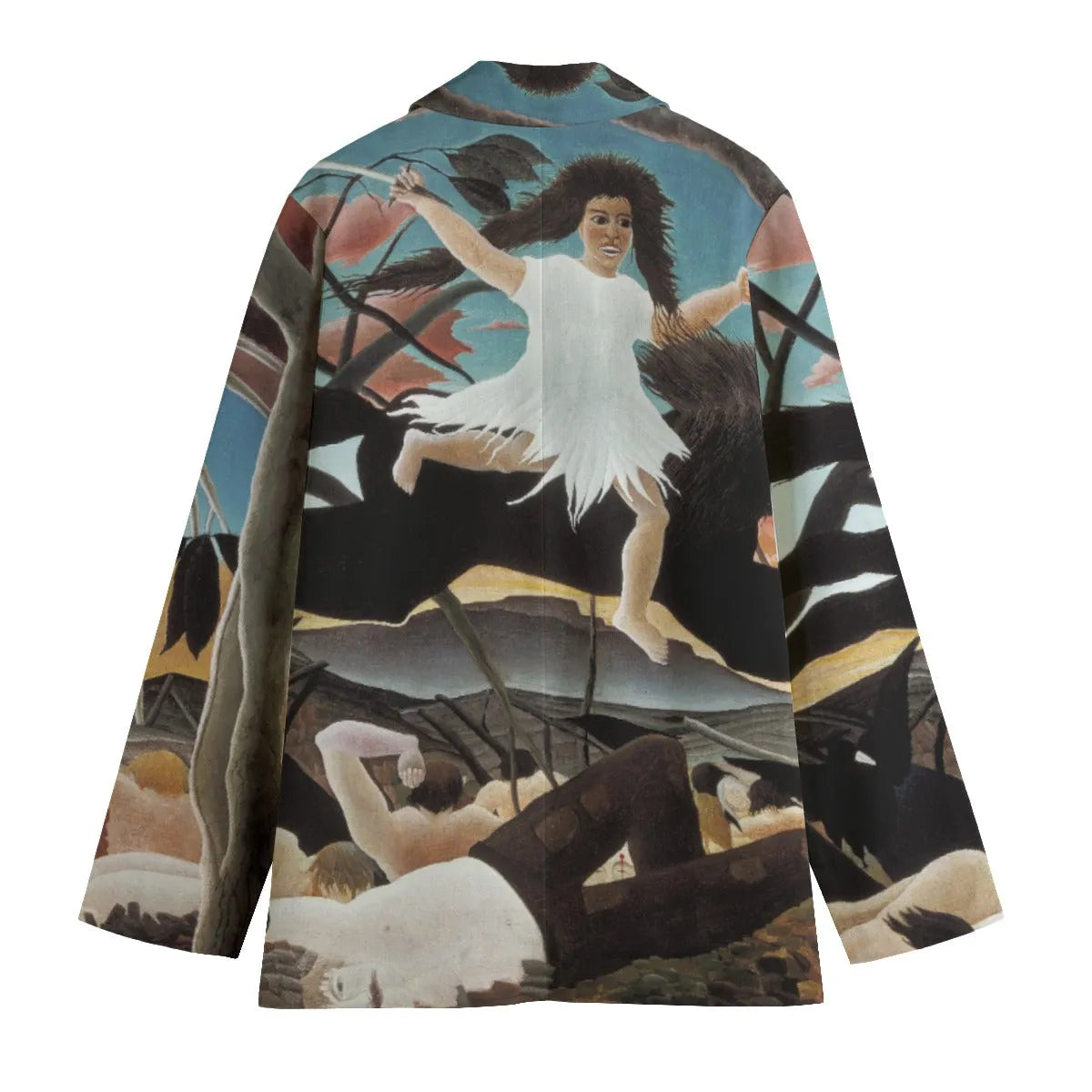 Henri Rousseau’s War La Guerre Women’s Blazer