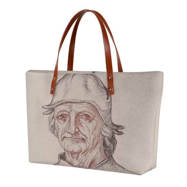 Hieronymus Bosch Portrait Drawing Tote Bag