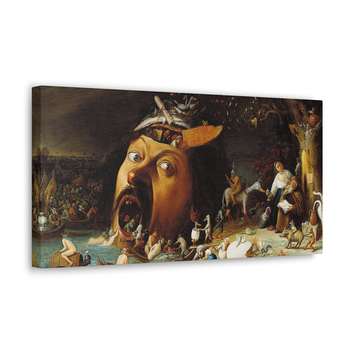 Hieronymus Bosch's Temptation of St. Anthony Canvas