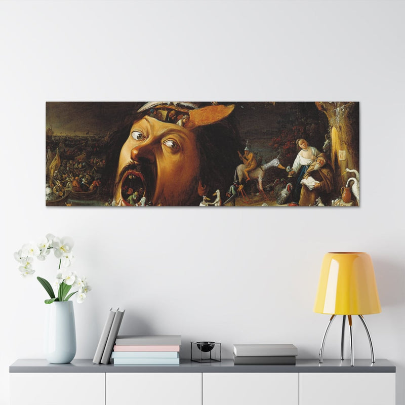 Hieronymus Bosch Temptation of St Anthony Canvas Gallery Wraps