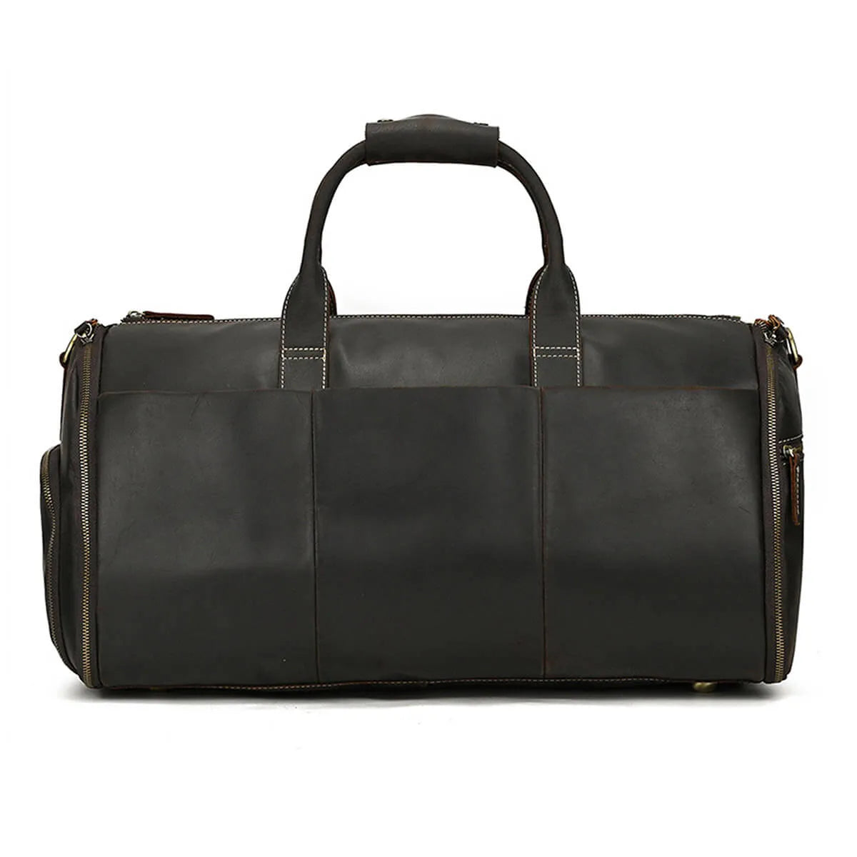 High-Quality Leather Business Folding Suit Travel Luggage Bag