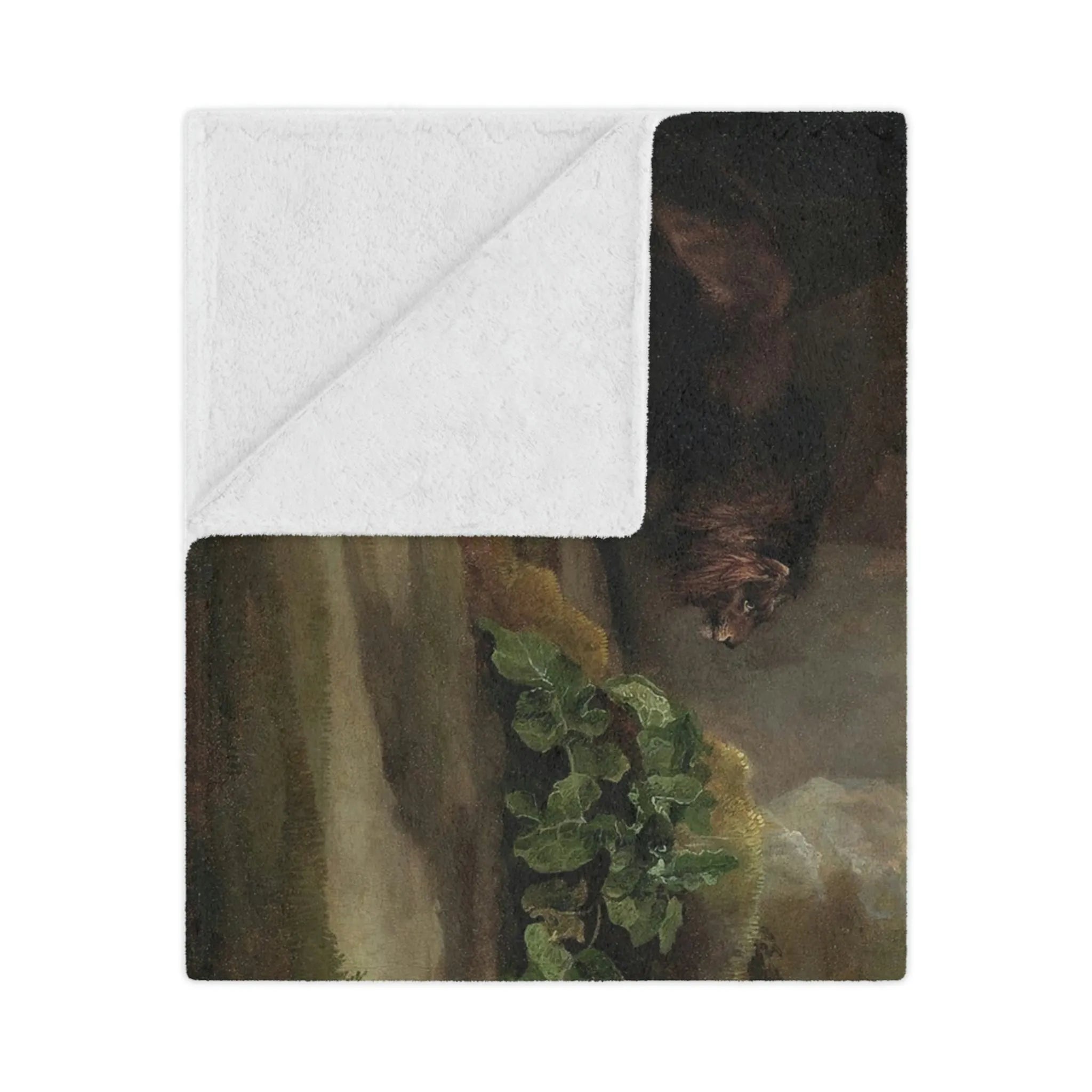 High-Resolution George Stubbs Artwork on Cozy Art Blanket