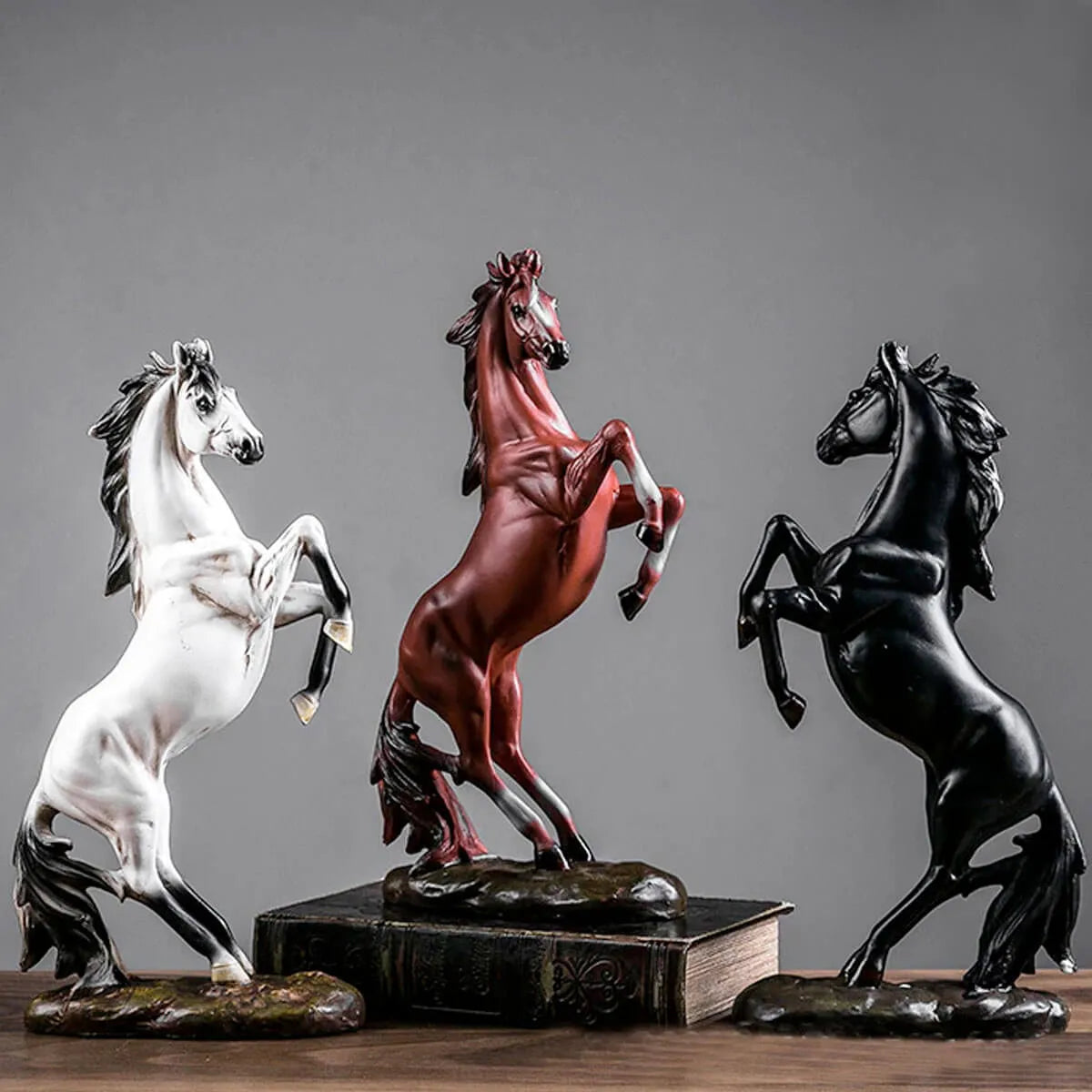 Horse Statue Animal Figurines Resin Sculpture Art