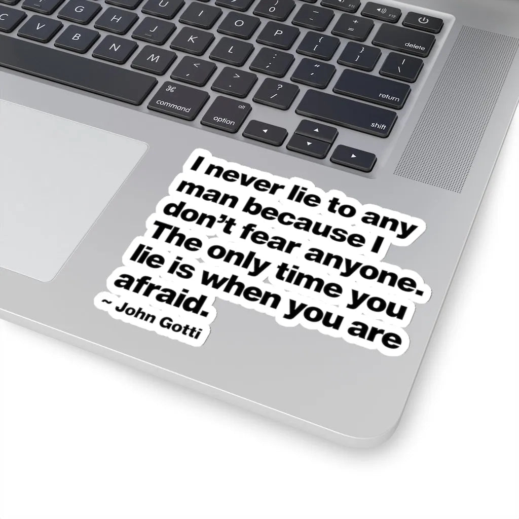I Never Lie John Gotti The Teflon Don Mobster Stickers