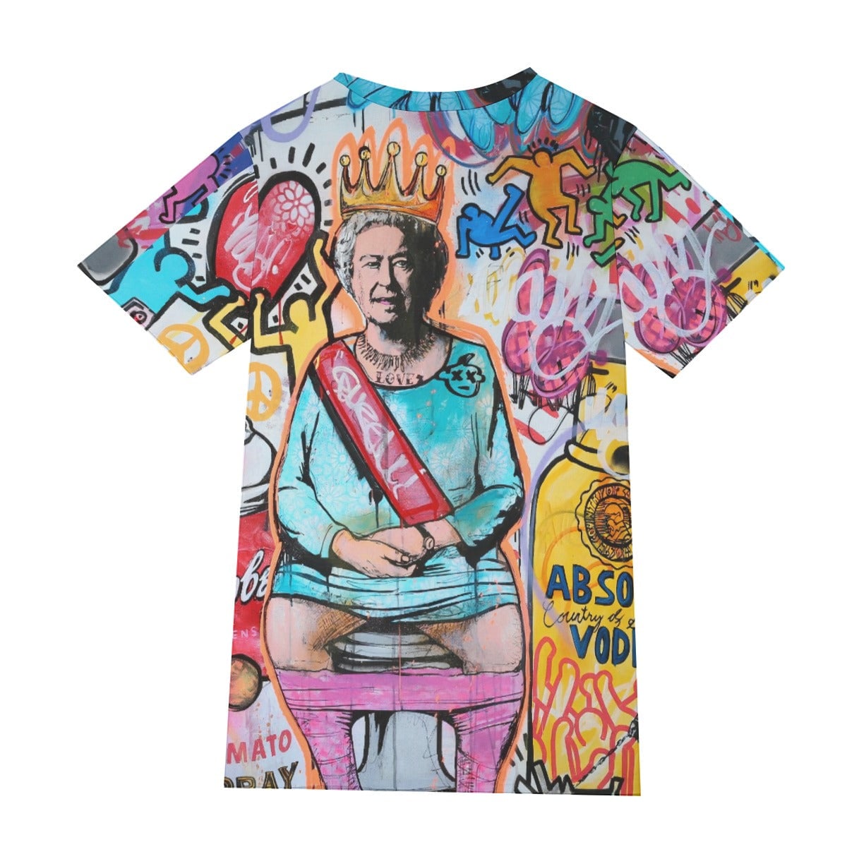 Iconic British Royal Pop Art Surrealism Collage T-Shirt