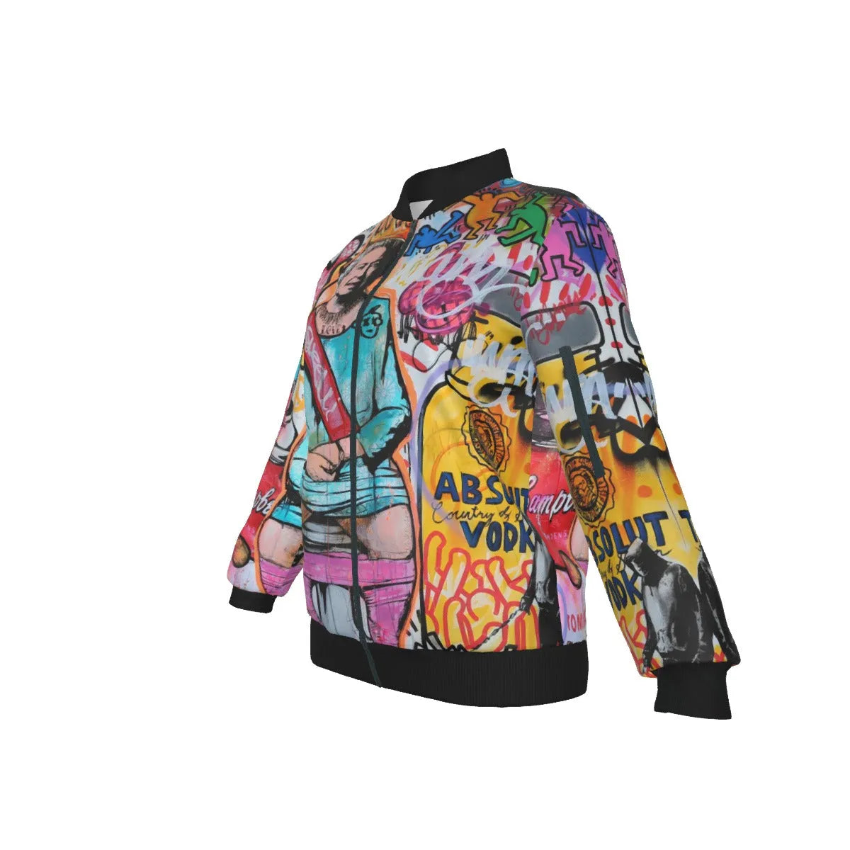 Iconic British Royal Pop Art Surrealism Women’s Bomber Jacket