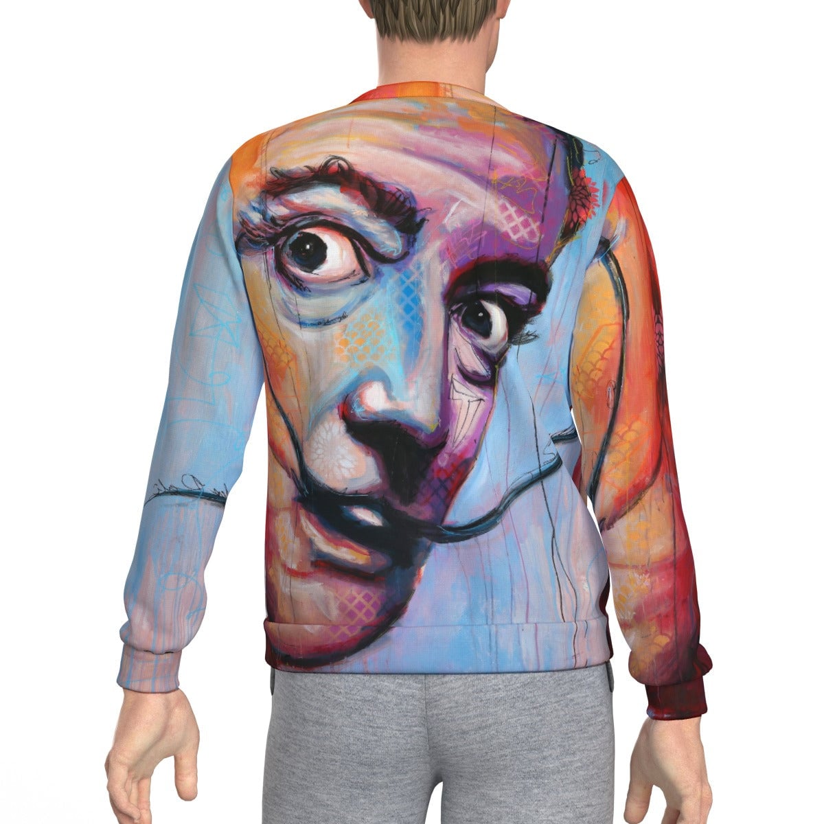 Iconic Pop Art Surrealism Collage Salvador Dali Sweatshirt