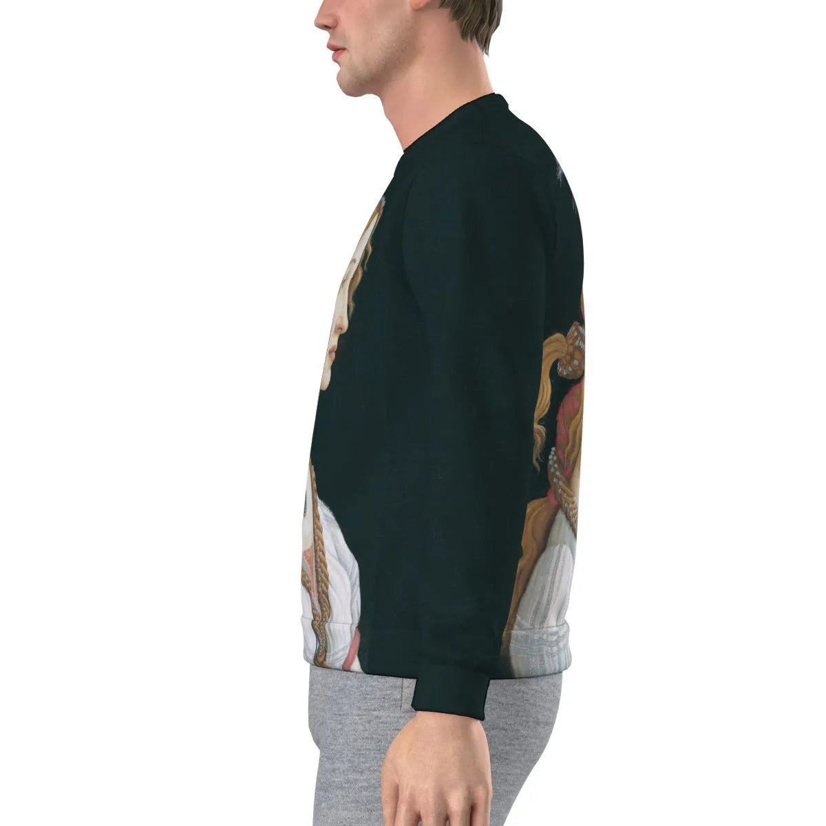 Idealized Portrait of a Lady Sandro Botticelli Sweatshirt