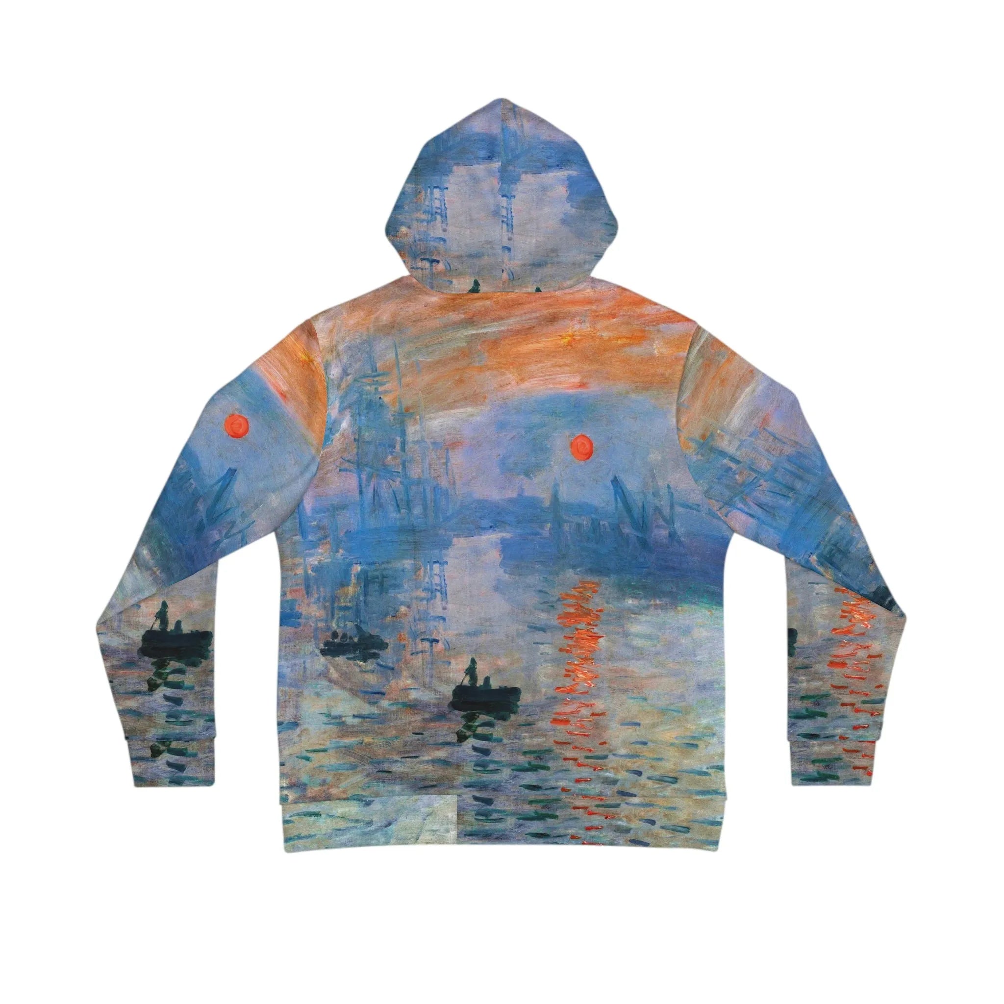 Impression Sunrise by Claude Monet Art Hoodie