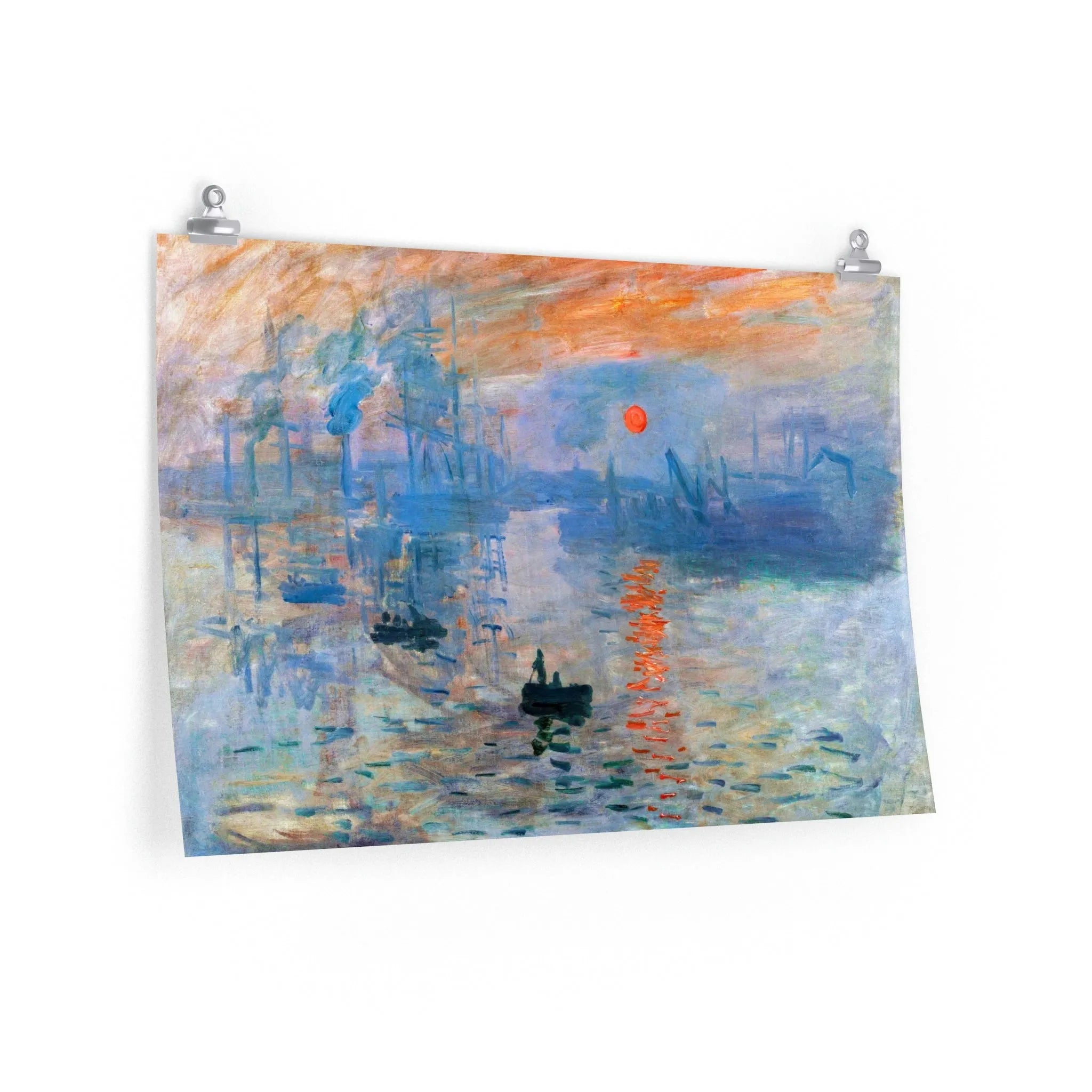 Impression Sunrise by Claude Monet Art Premium Posters