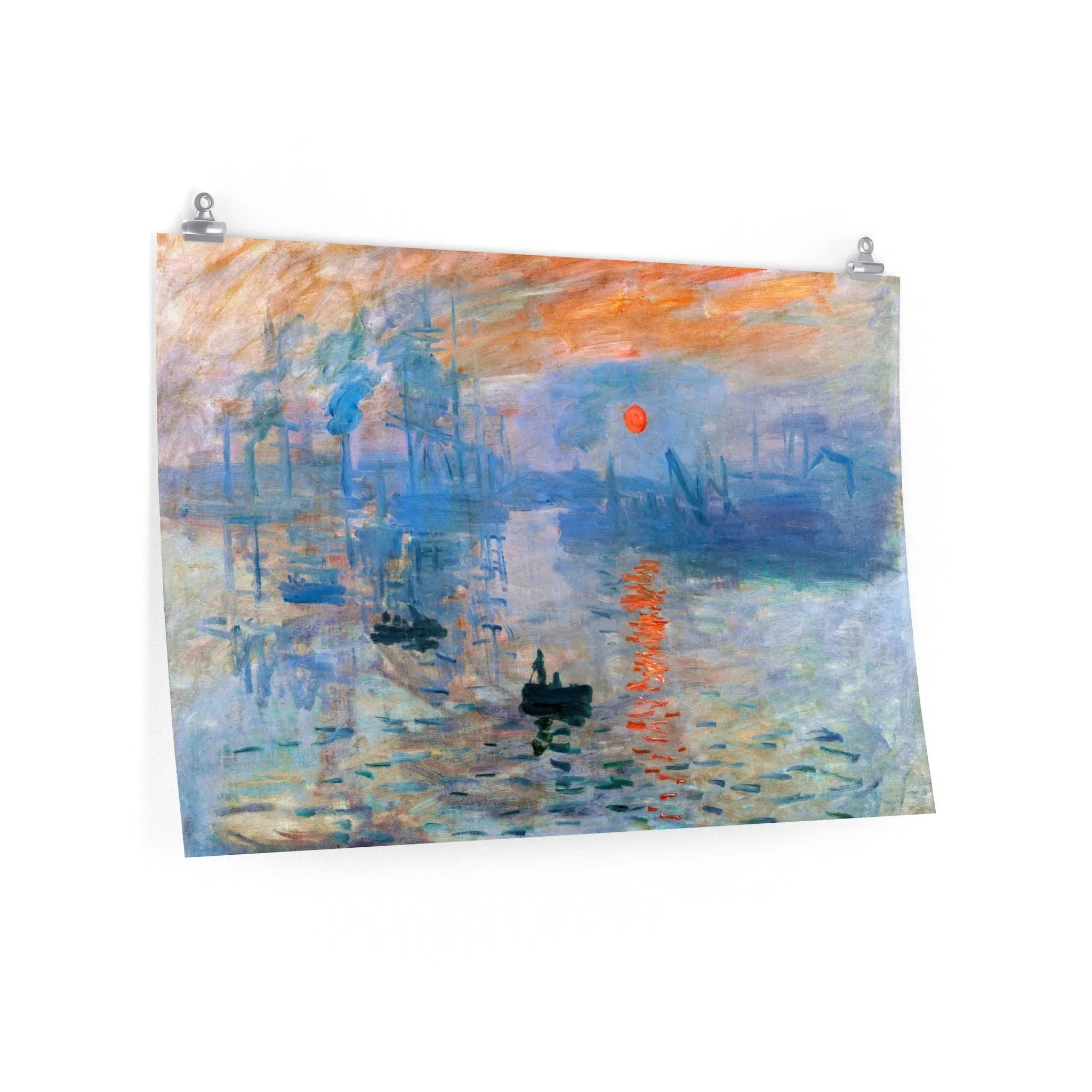 Impression Sunrise by Claude Monet Art Premium Posters