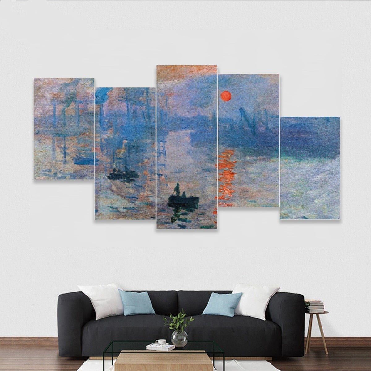 Impression Sunrise by Claude Monet Framed Murals