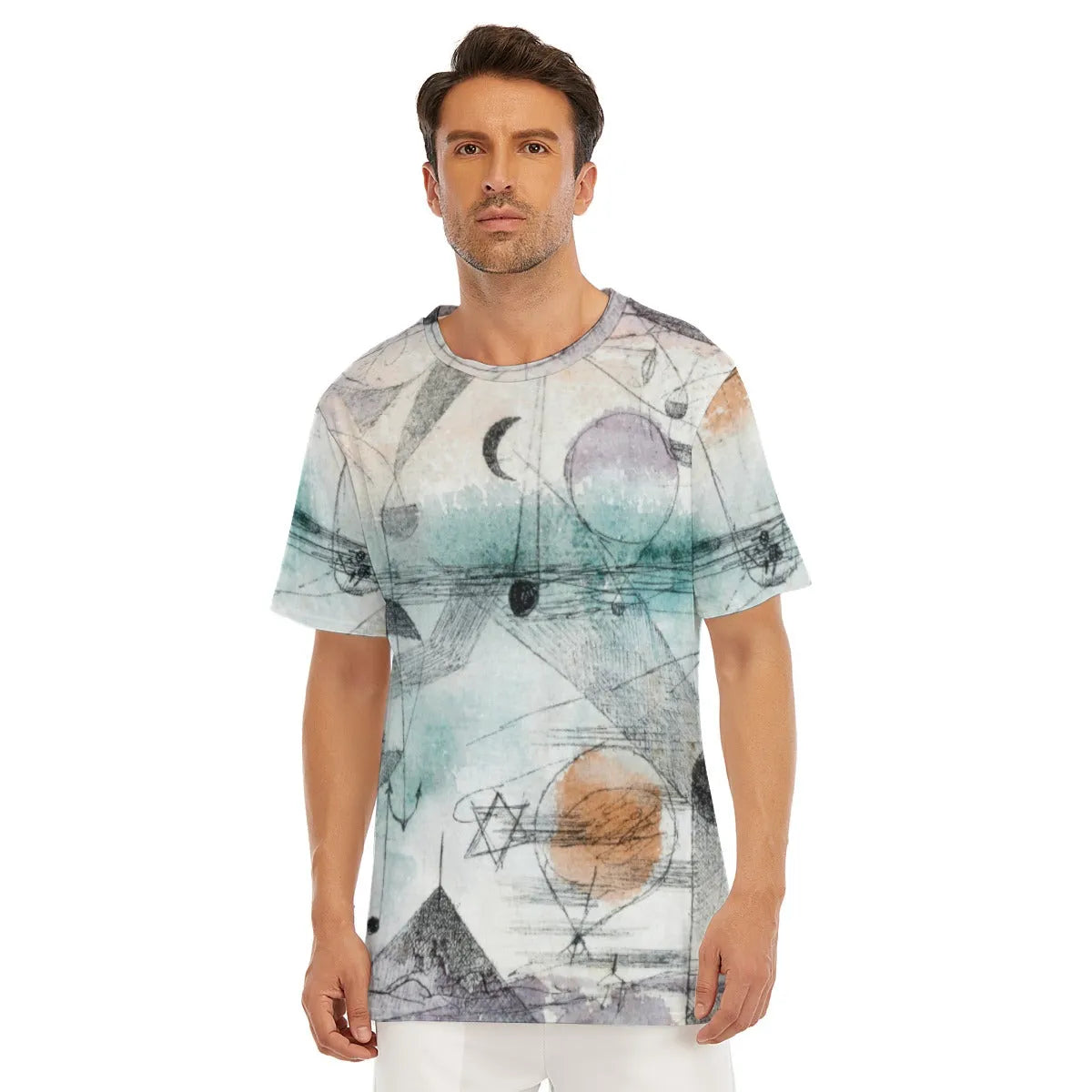 In the Realm of Air Paul Klee T-Shirt - Famous Artwork Tee