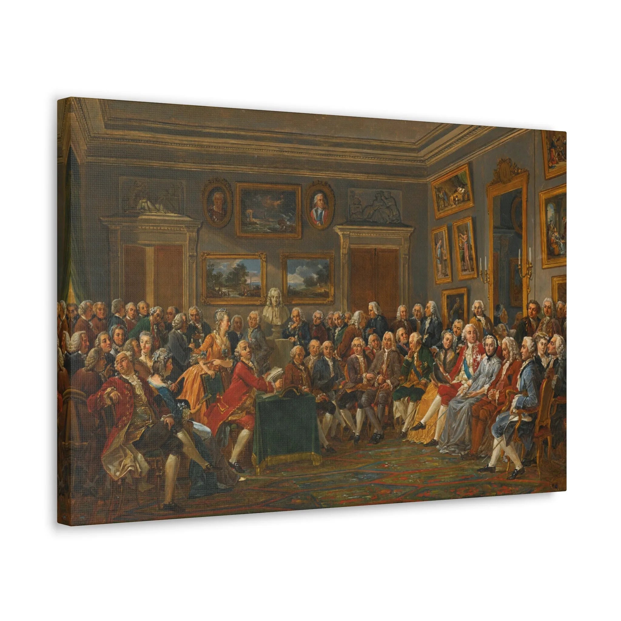 Voltaire Tragedy Canvas Wrap