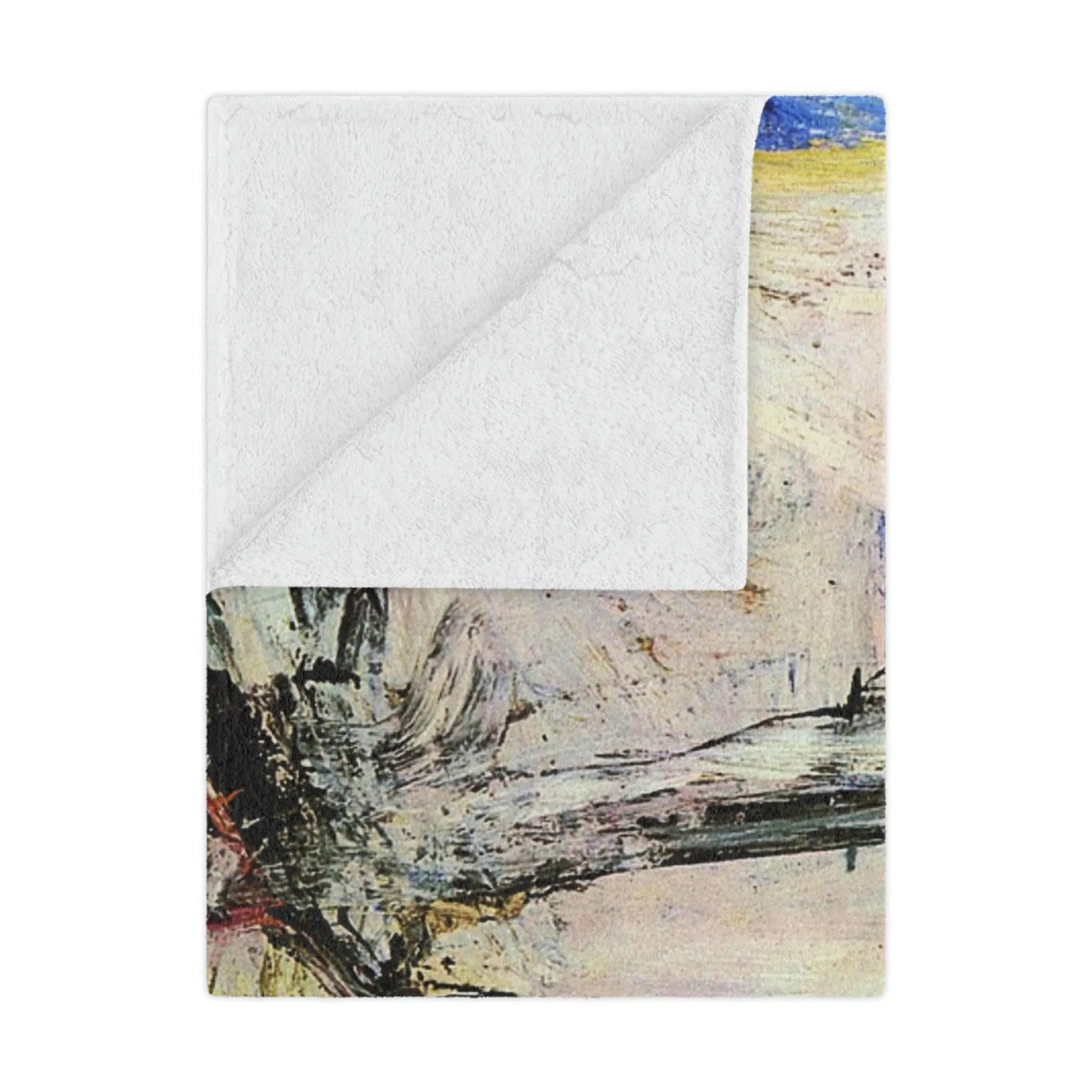 Luxurious Interchange Art Blanket by Willem de Kooning