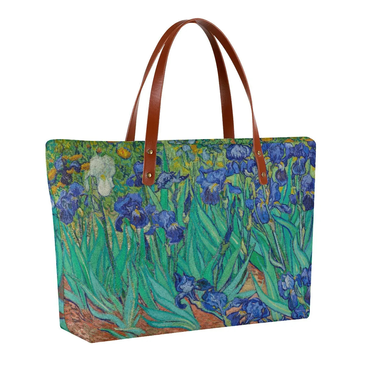 Irises by Vincent Van Gogh Painting Tote Bag