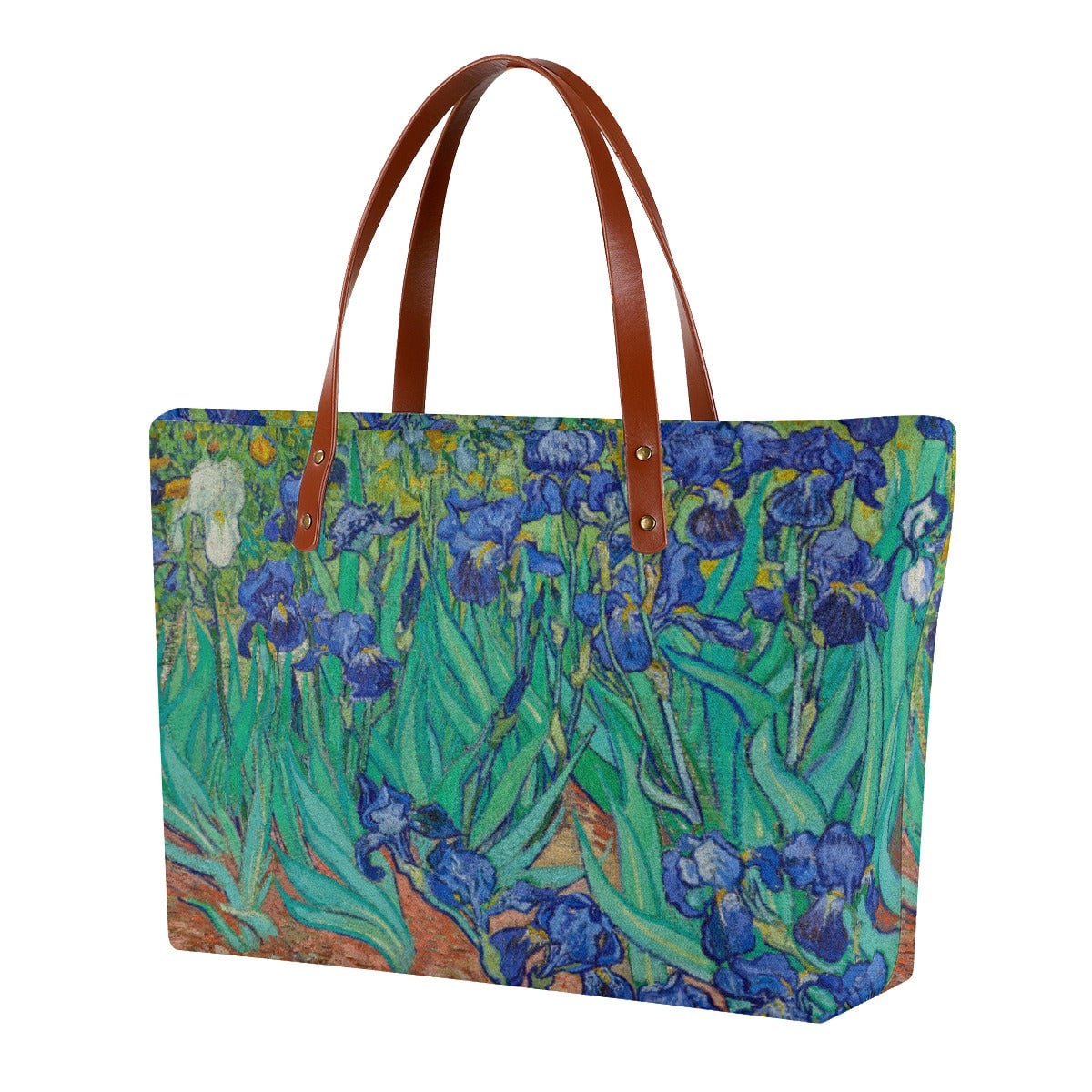 Irises by Vincent Van Gogh Painting Tote Bag