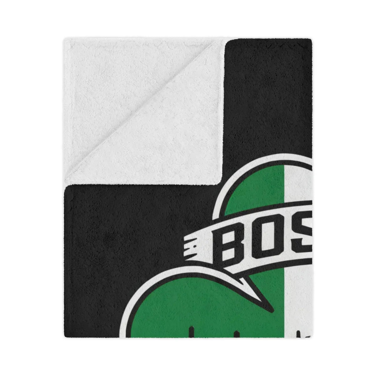 Soft Irish Boston Massachusetts 617 Minky Blanket - Cozy Home Decor