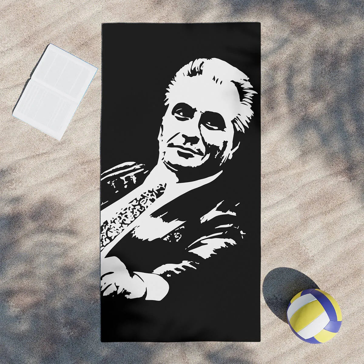 John Gotti The Teflon Don Gambino Family Beach Towel